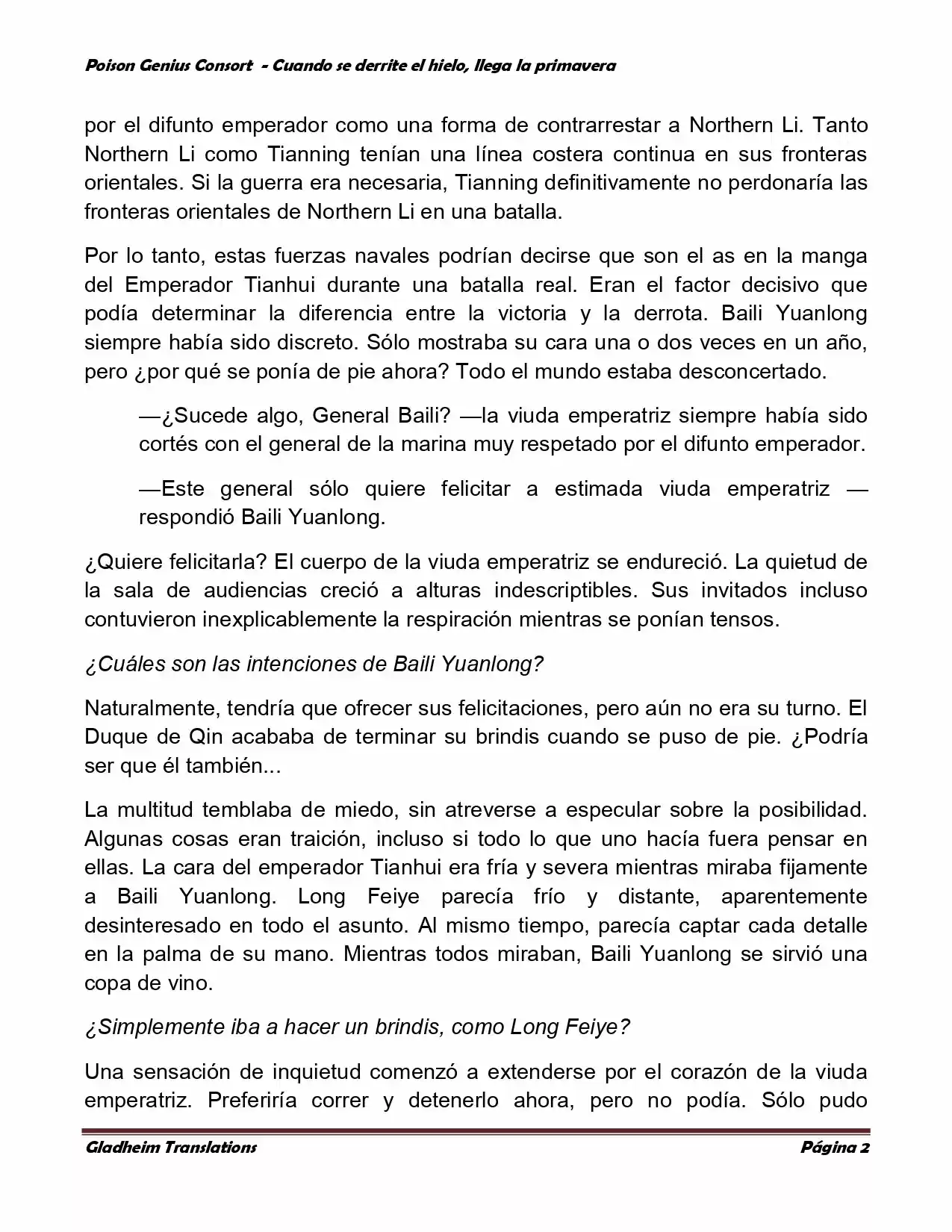 Poison Genious Consort (Novela) - Capítulo 309 - Página 1 - LectorTMOo