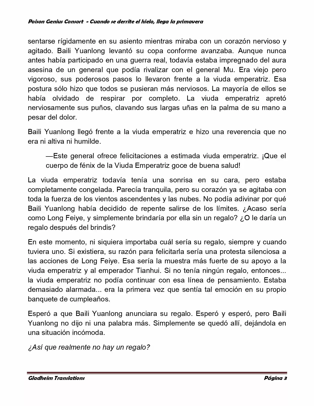 Poison Genious Consort (Novela) - Capítulo 309 - Página 2 - LectorTMOo