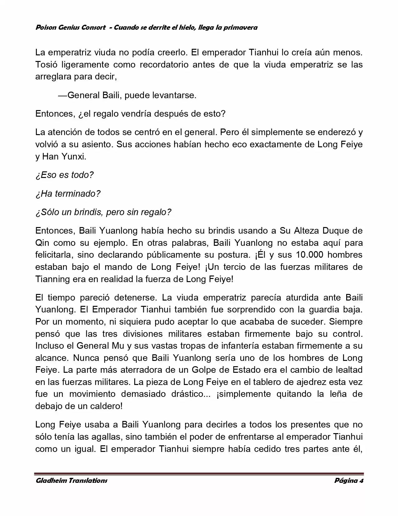 Poison Genious Consort (Novela) - Capítulo 309 - Página 3 - LectorTMOo