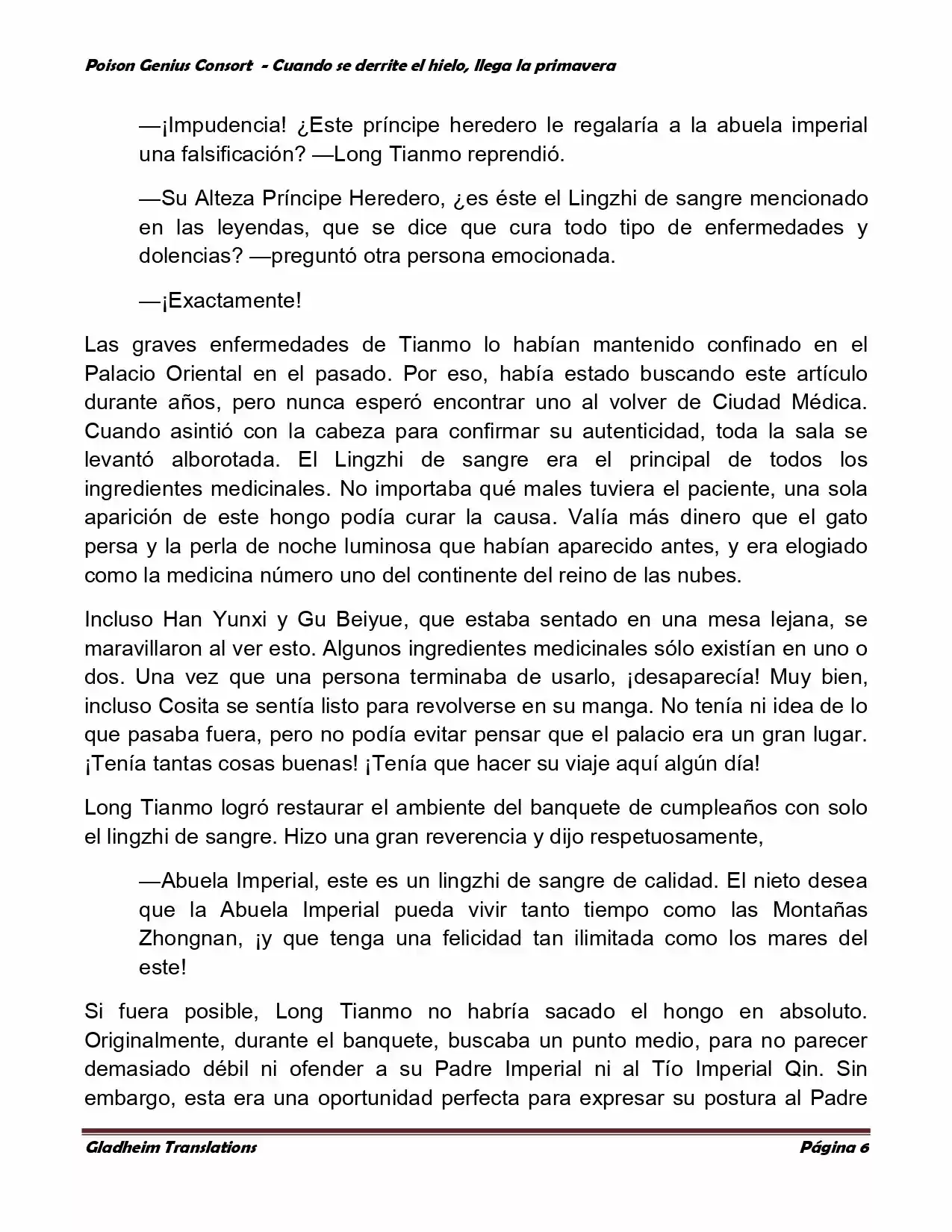 Poison Genious Consort (Novela) - Capítulo 309 - Página 5 - LectorTMOo