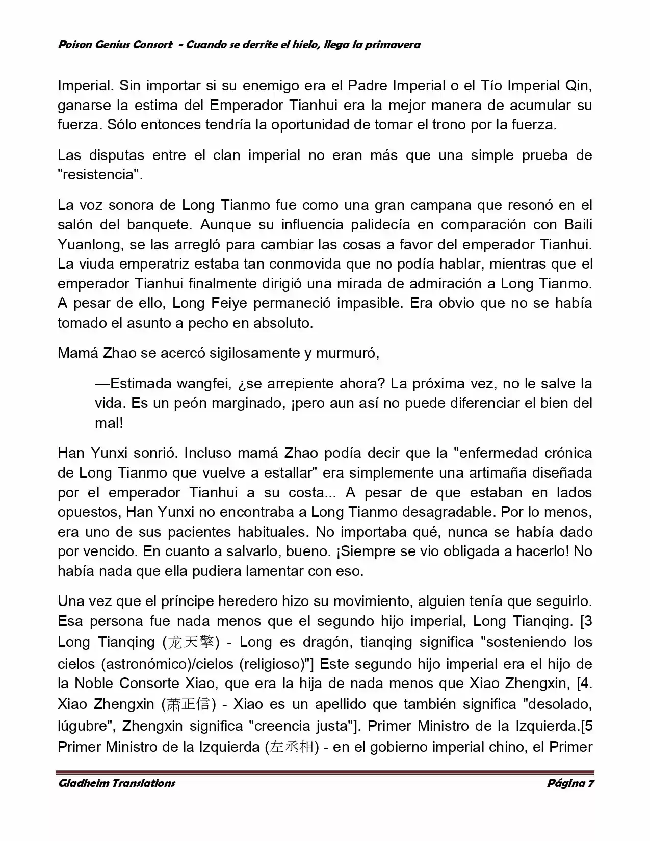 Poison Genious Consort (Novela) - Capítulo 309 - Página 6 - LectorTMOo