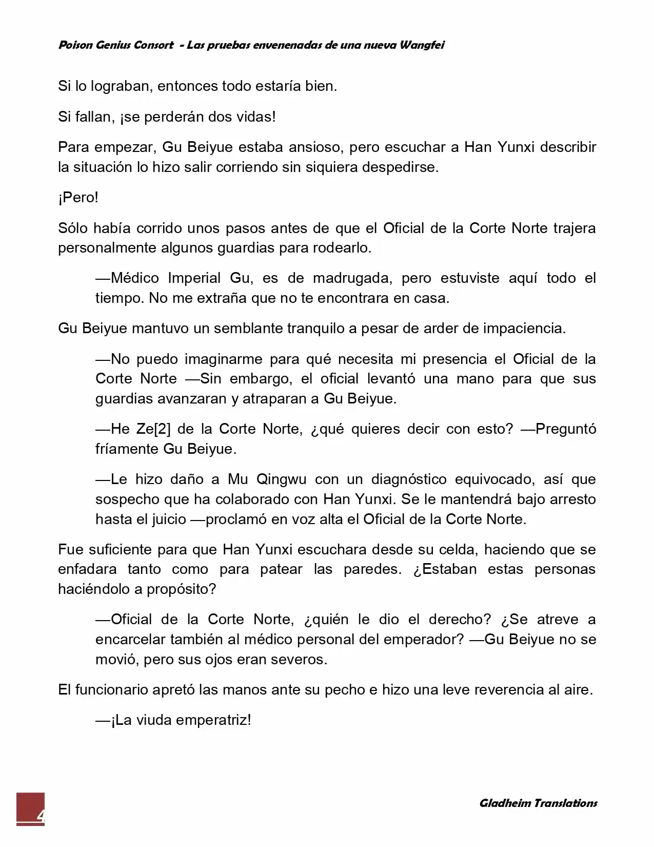 Poison Genious Consort (Novela) - Capítulo 31 - Página 4 - LectorTMOo