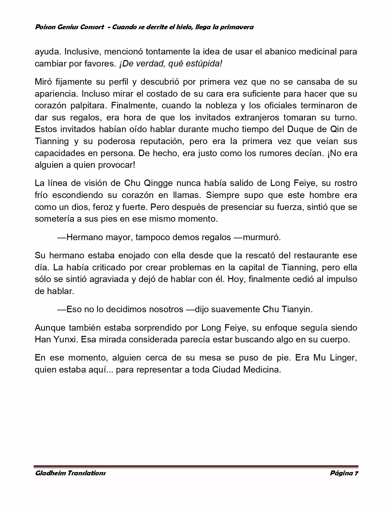 Poison Genious Consort (Novela) - Capítulo 310 - Página 6 - LectorTMOo