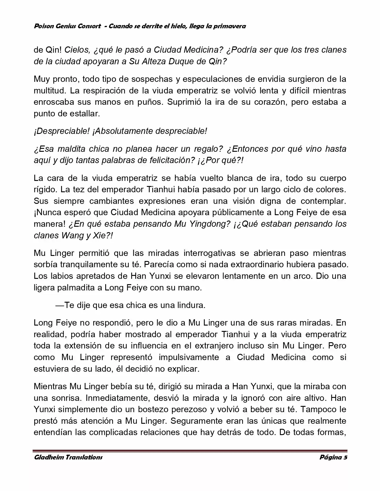 Poison Genious Consort (Novela) - Capítulo 311 - Página 4 - LectorTMOo