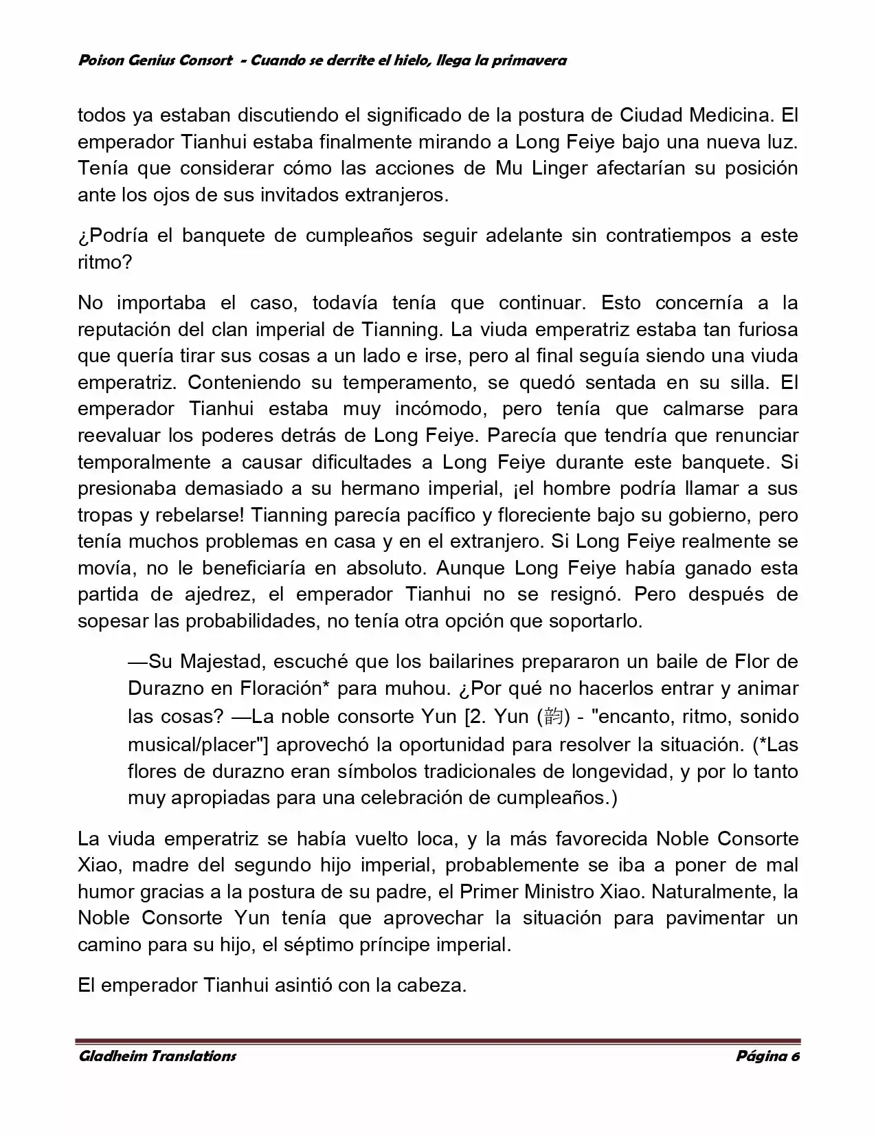 Poison Genious Consort (Novela) - Capítulo 311 - Página 5 - LectorTMOo