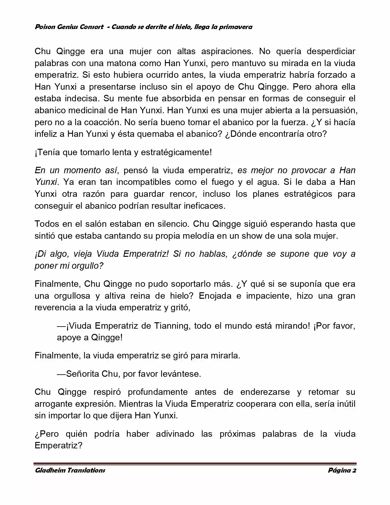 Poison Genious Consort (Novela) - Capítulo 313 - Página 1 - LectorTMOo