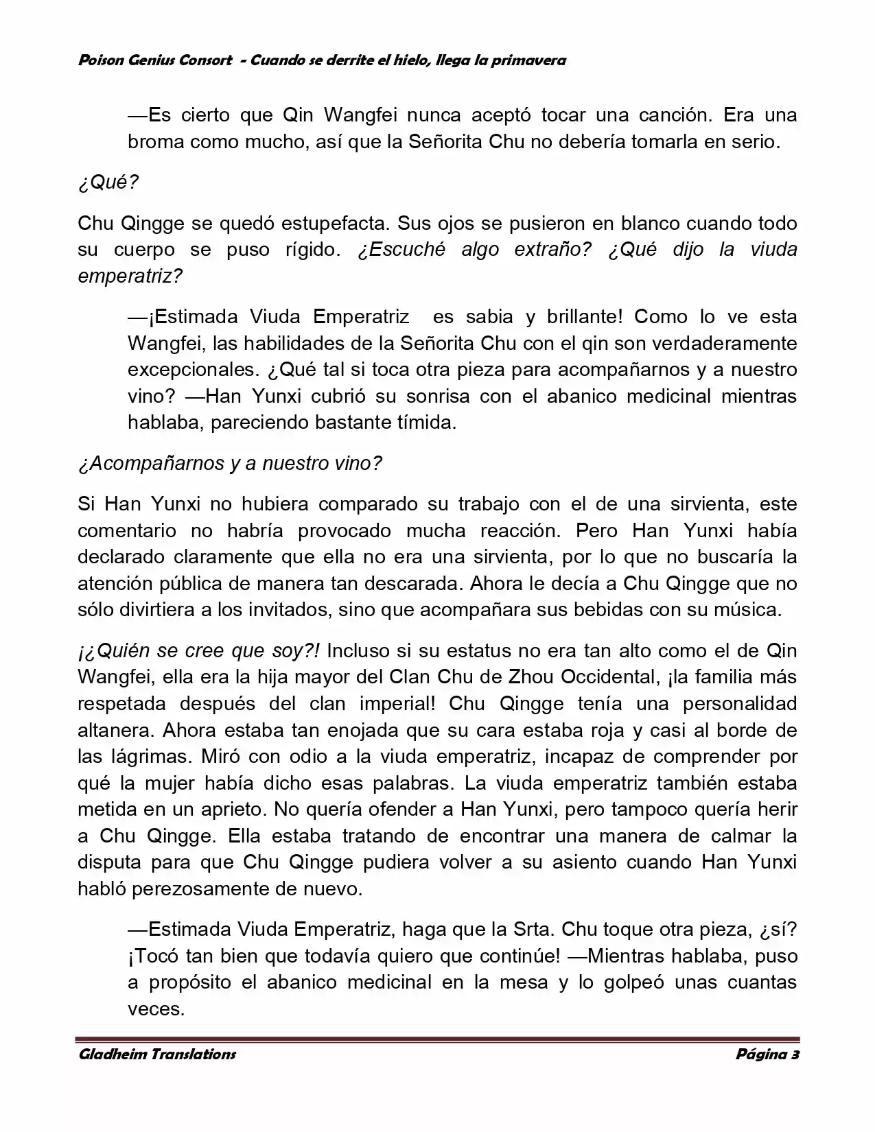 Poison Genious Consort (Novela) - Capítulo 313 - Página 2 - LectorTMOo