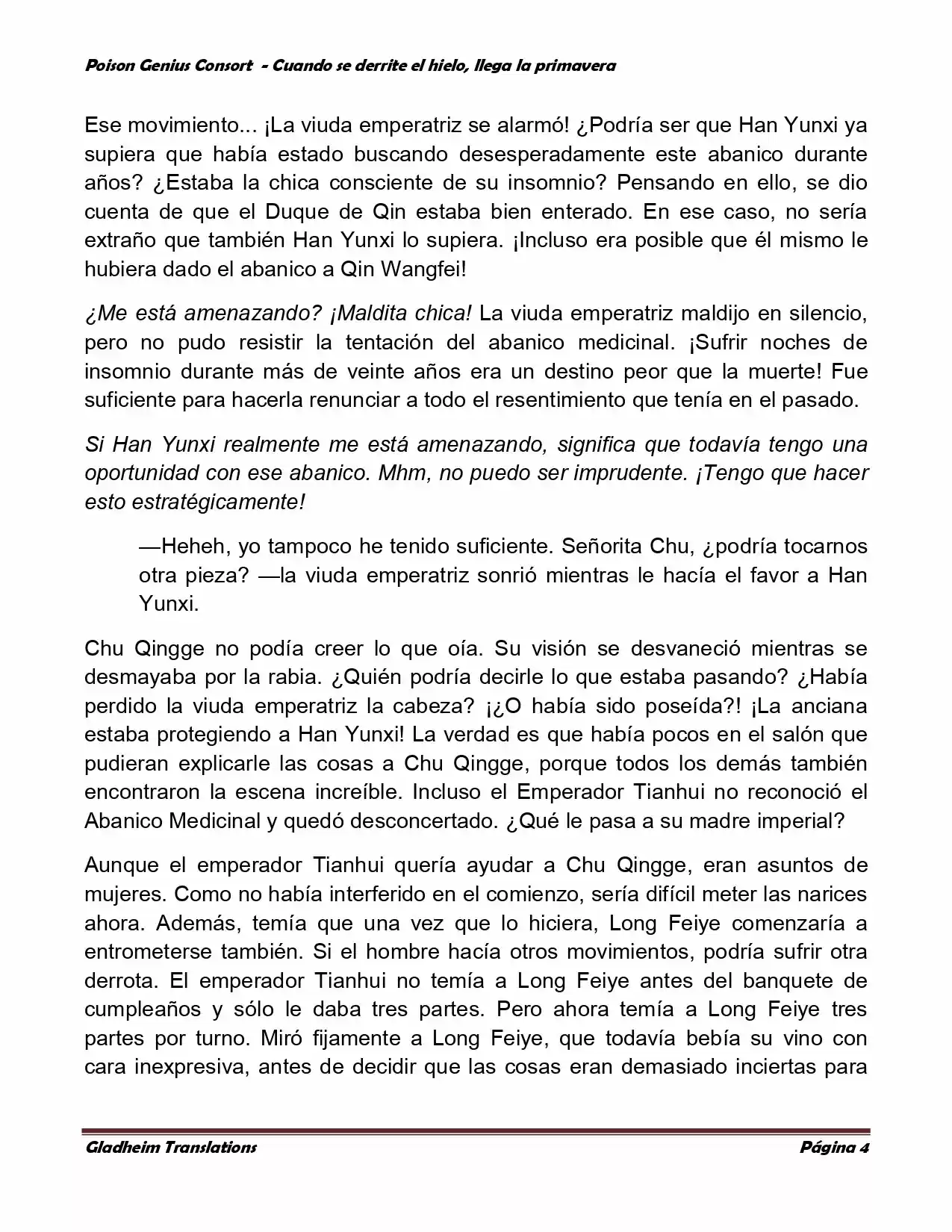 Poison Genious Consort (Novela) - Capítulo 313 - Página 3 - LectorTMOo