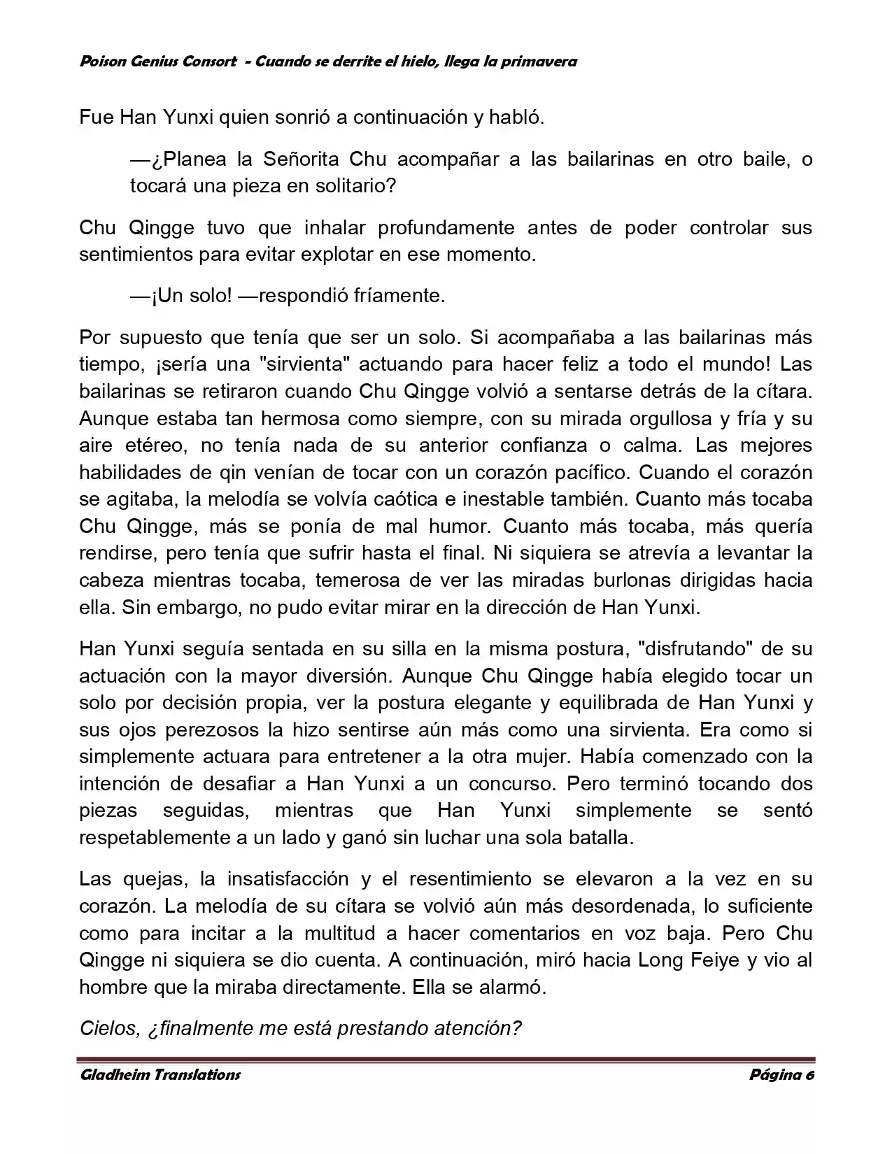 Poison Genious Consort (Novela) - Capítulo 313 - Página 5 - LectorTMOo