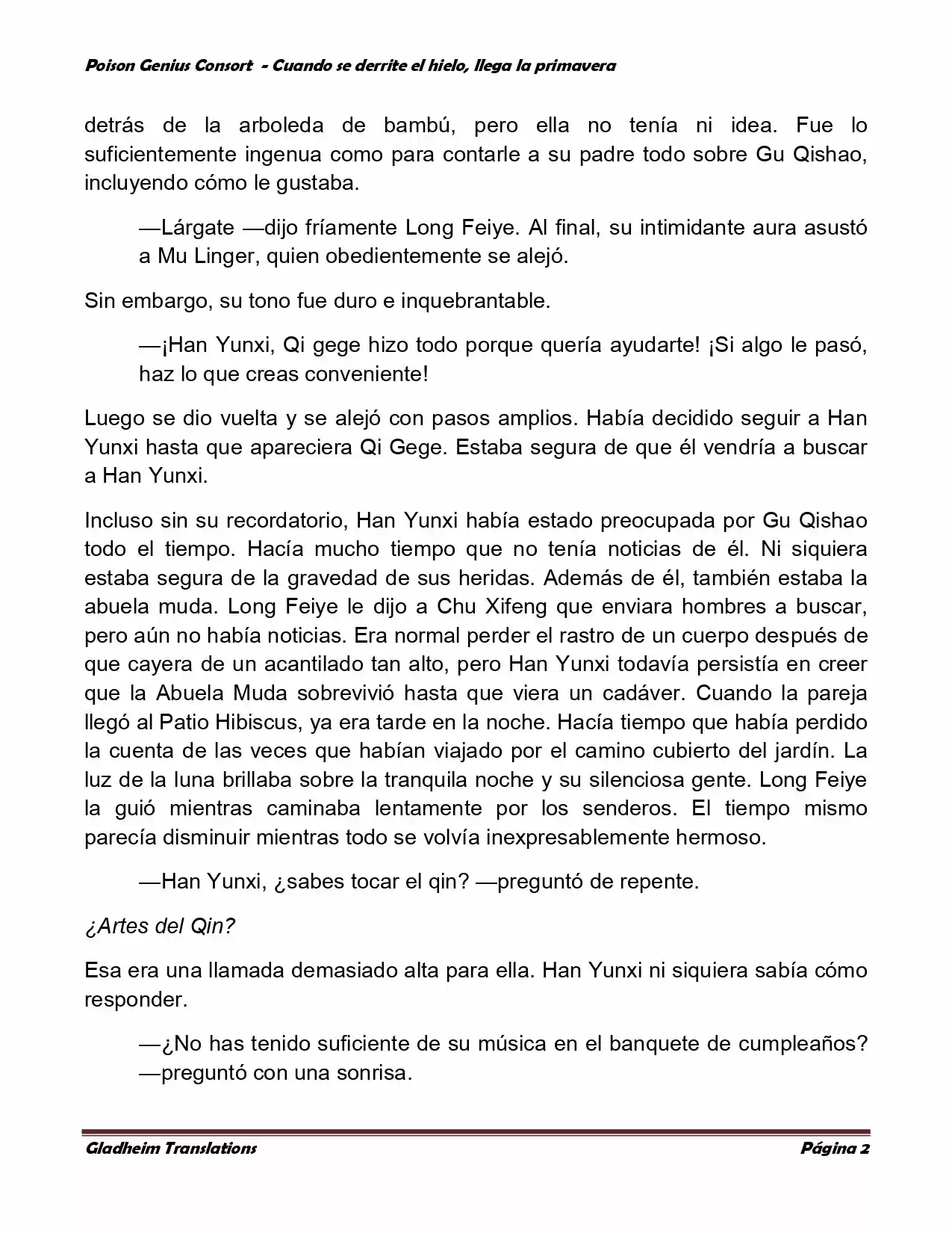 Poison Genious Consort (Novela) - Capítulo 314 - Página 1 - LectorTMOo
