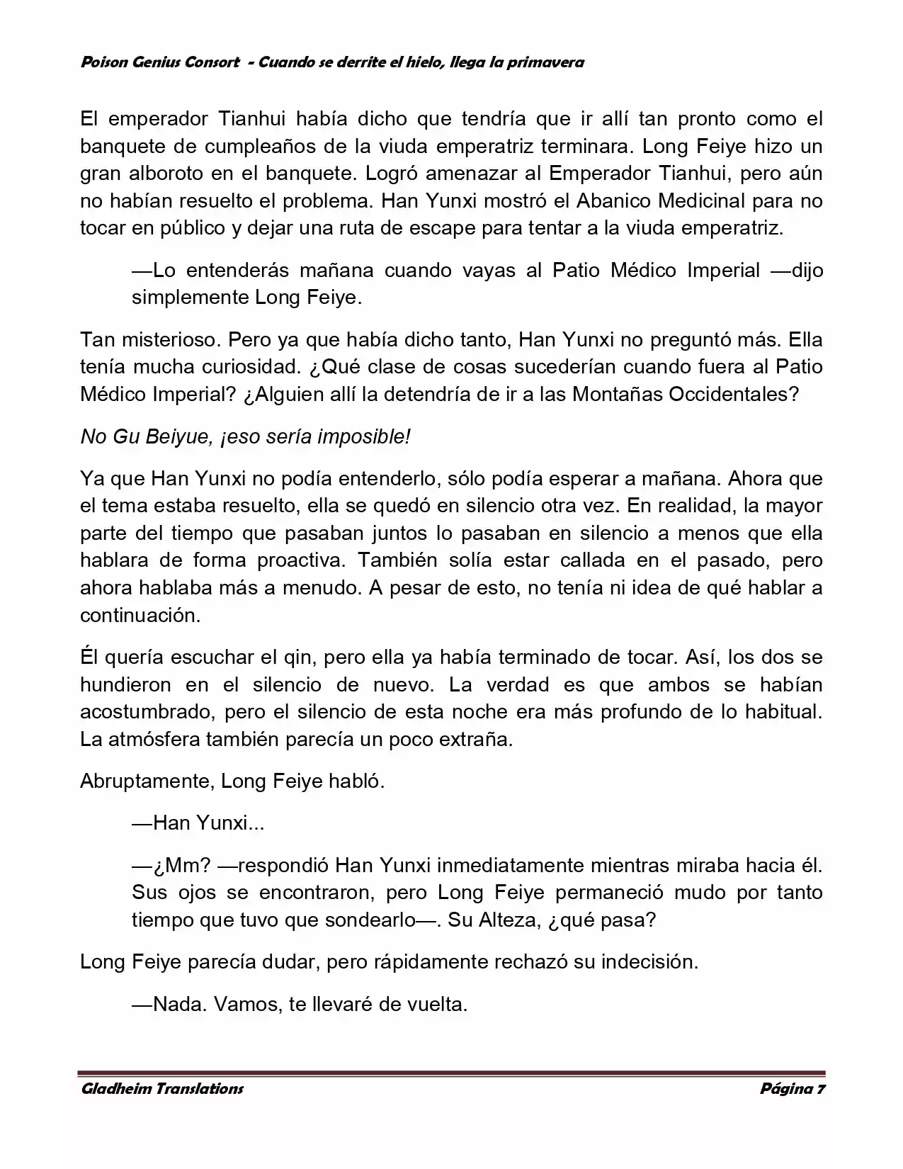 Poison Genious Consort (Novela) - Capítulo 314 - Página 6 - LectorTMOo