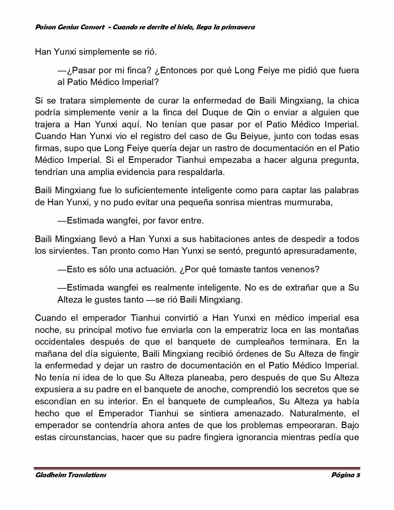 Poison Genious Consort (Novela) - Capítulo 315 - Página 4 - LectorTMOo