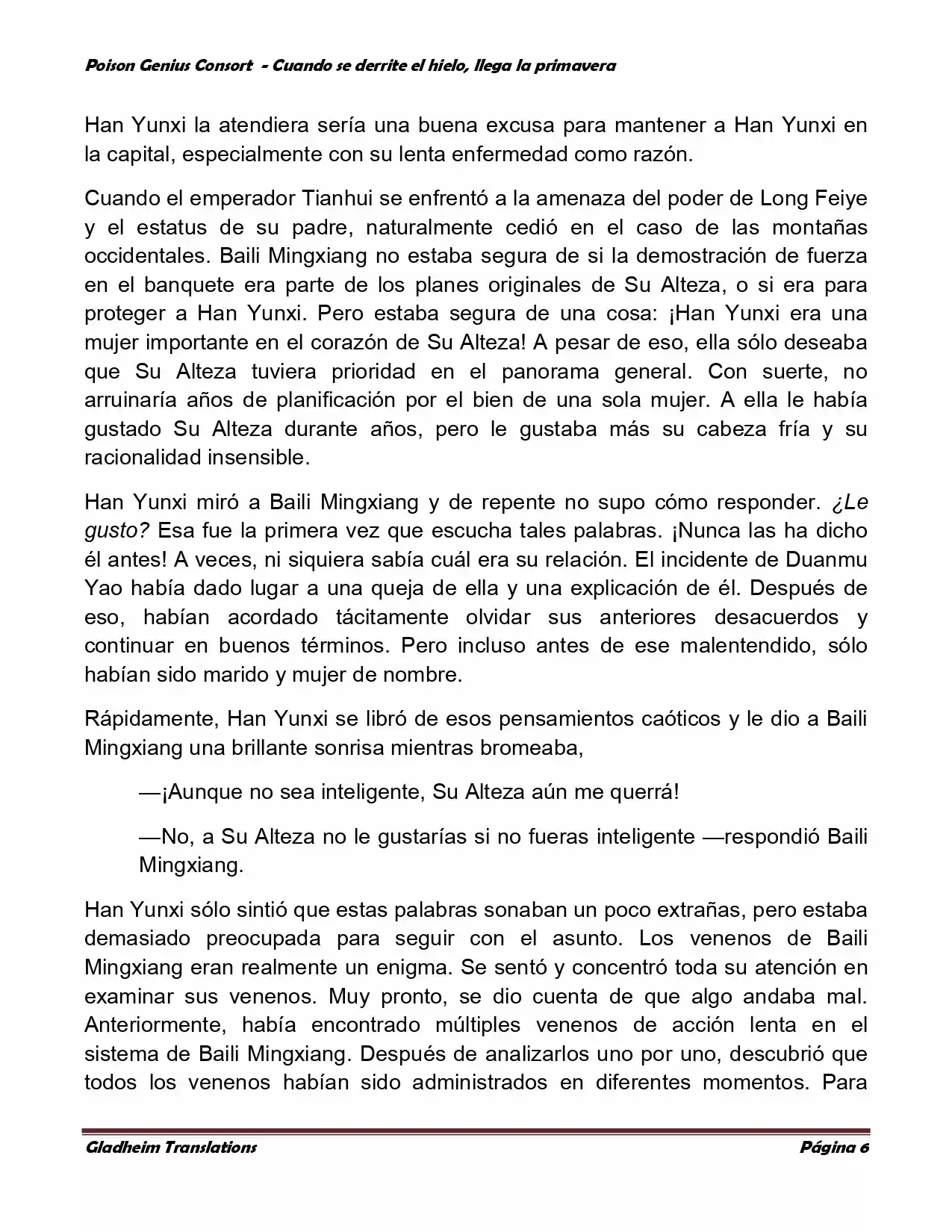 Poison Genious Consort (Novela) - Capítulo 315 - Página 5 - LectorTMOo
