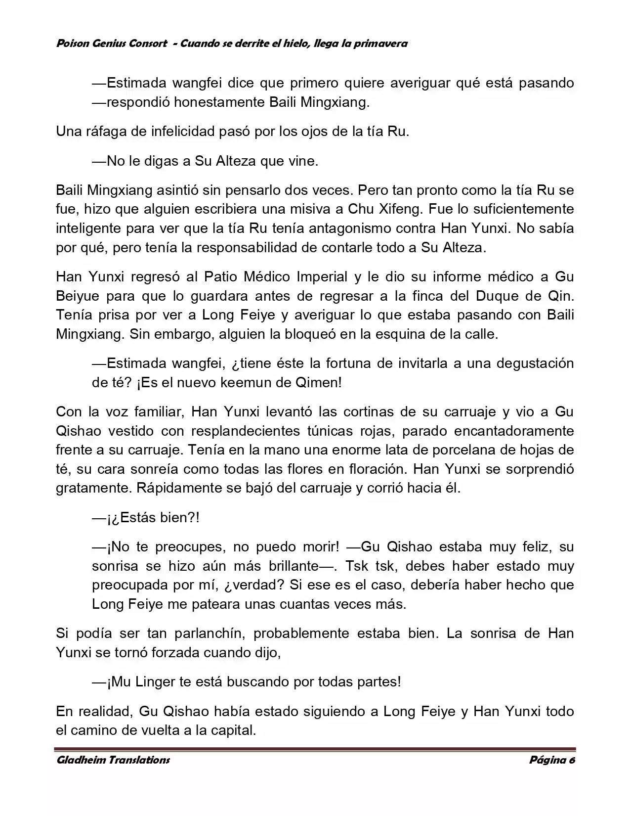 Poison Genious Consort (Novela) - Capítulo 316 - Página 5 - LectorTMOo