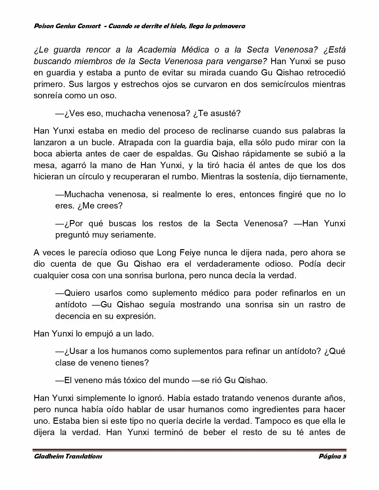 Poison Genious Consort (Novela) - Capítulo 317 - Página 4 - LectorTMOo