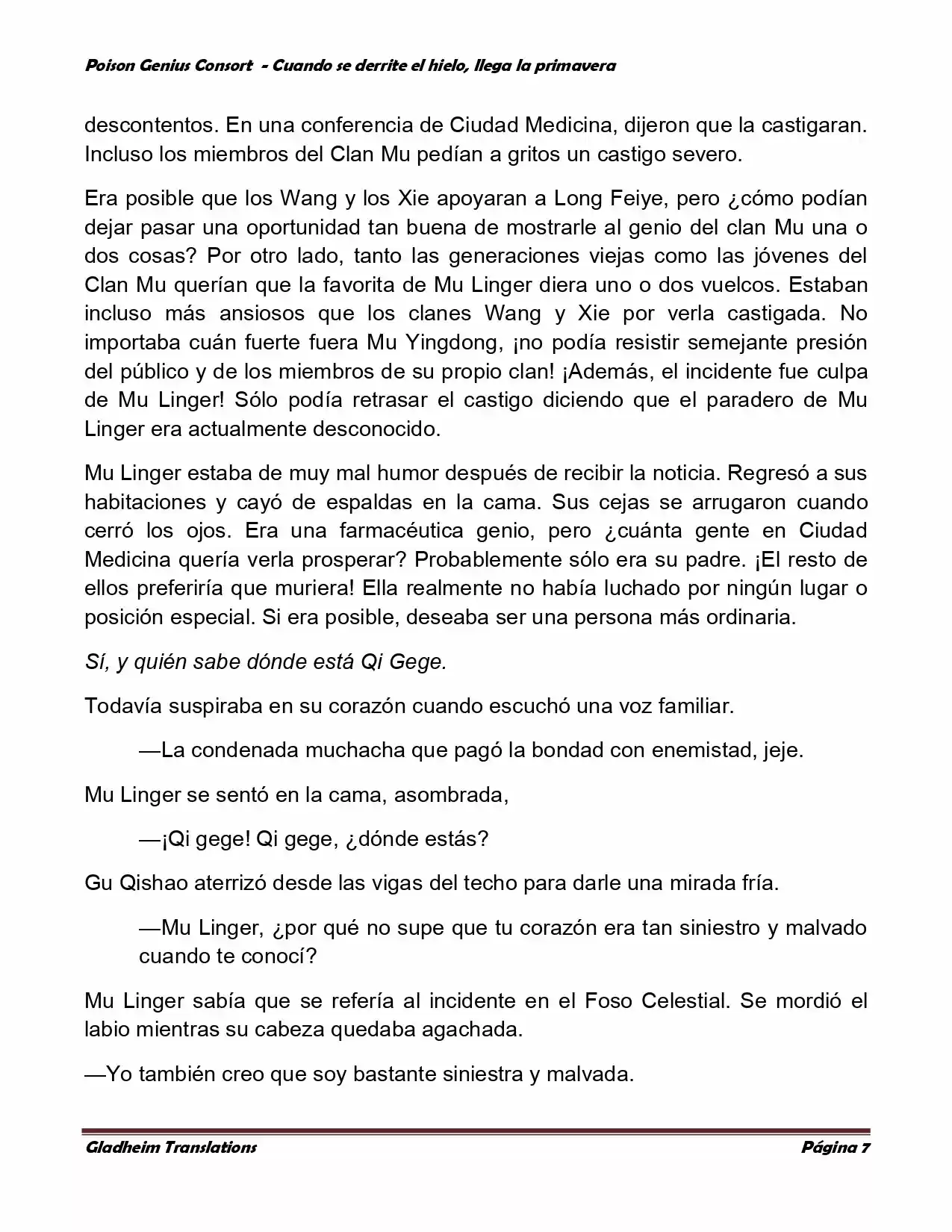 Poison Genious Consort (Novela) - Capítulo 317 - Página 6 - LectorTMOo