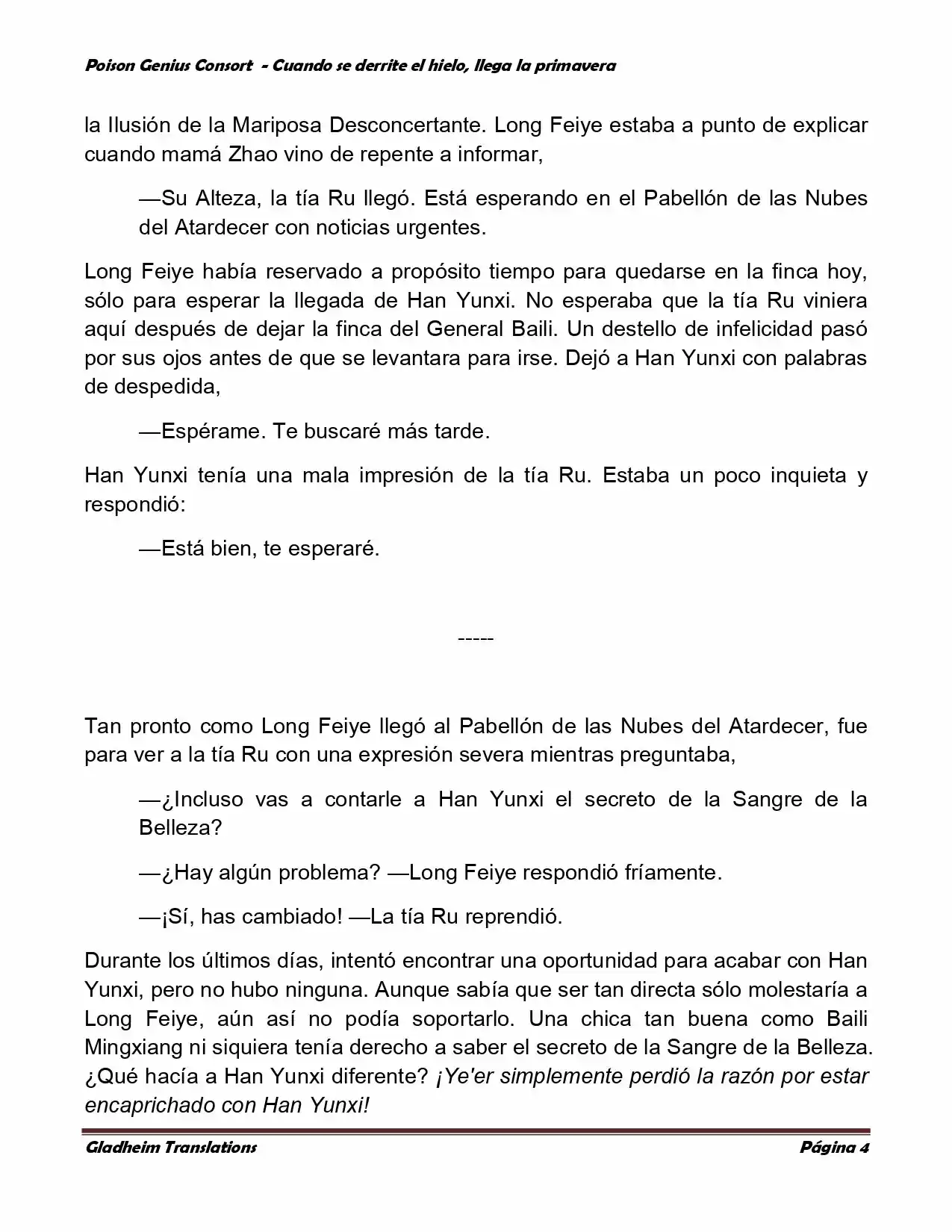 Poison Genious Consort (Novela) - Capítulo 318 - Página 3 - LectorTMOo