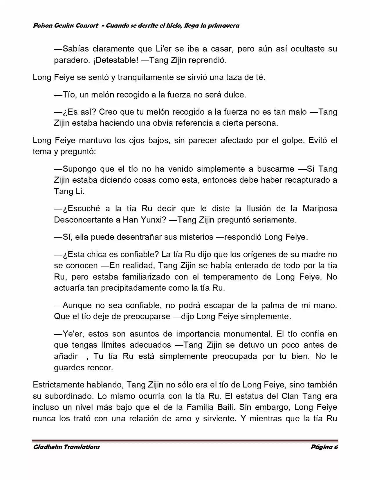 Poison Genious Consort (Novela) - Capítulo 318 - Página 5 - LectorTMOo