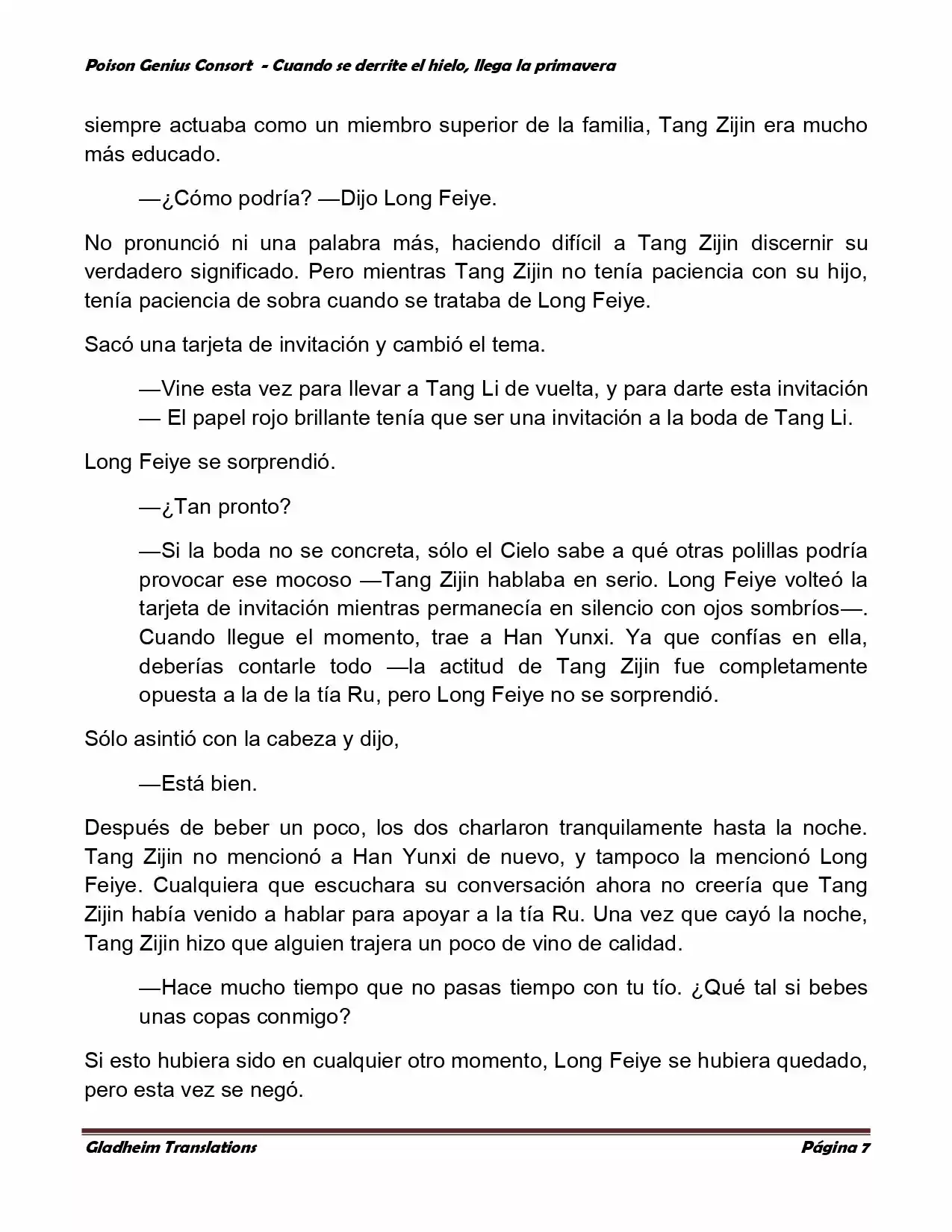 Poison Genious Consort (Novela) - Capítulo 318 - Página 6 - LectorTMOo