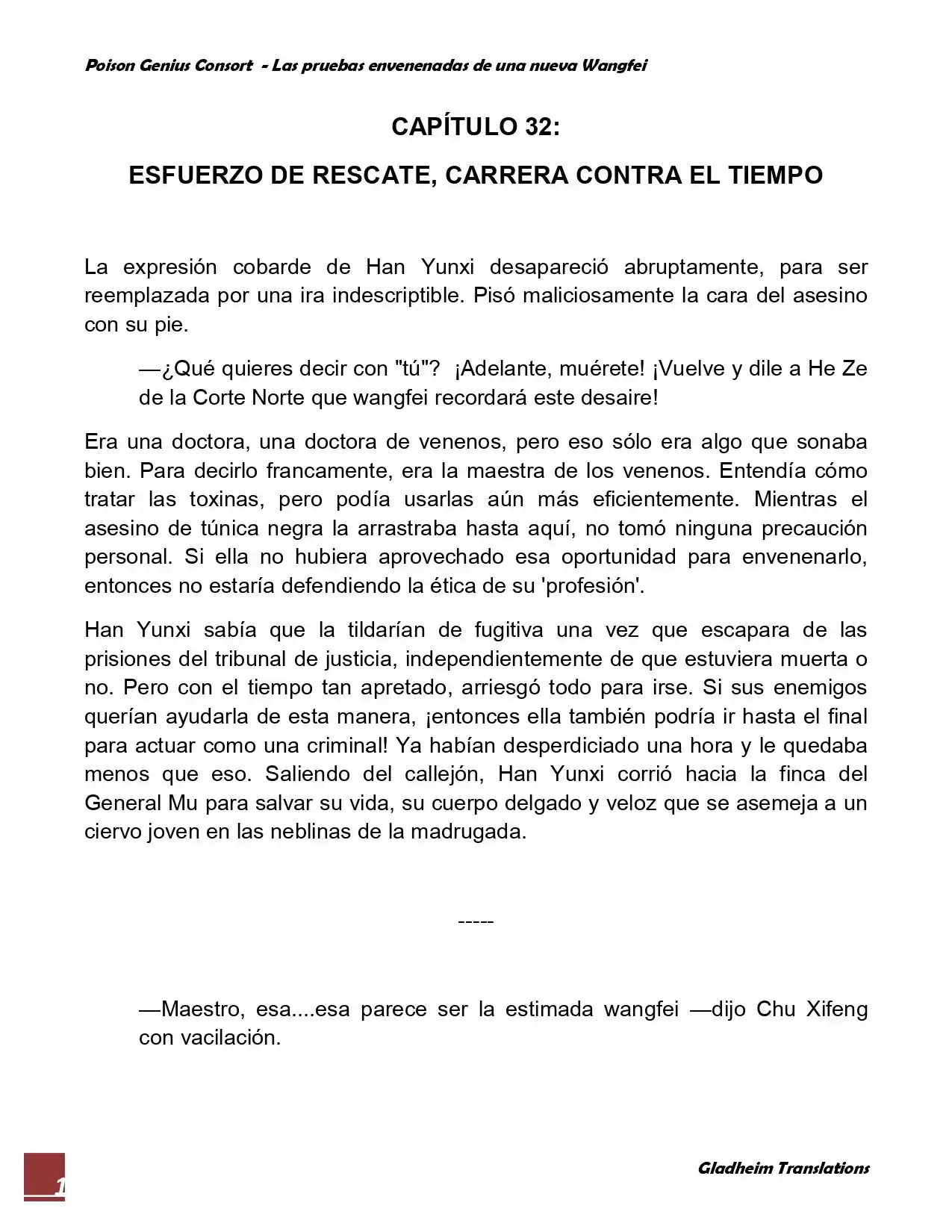 Poison Genious Consort (Novela) - Capítulo 32 - Página 1 - LectorTMOo