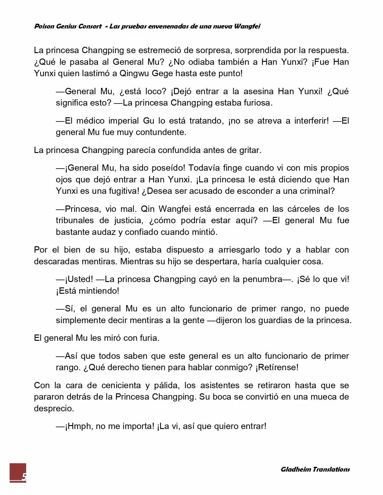 Poison Genious Consort (Novela) - Capítulo 32 - Página 5 - LectorTMOo