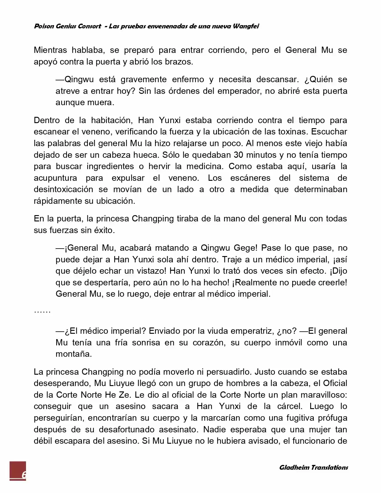 Poison Genious Consort (Novela) - Capítulo 32 - Página 6 - LectorTMOo