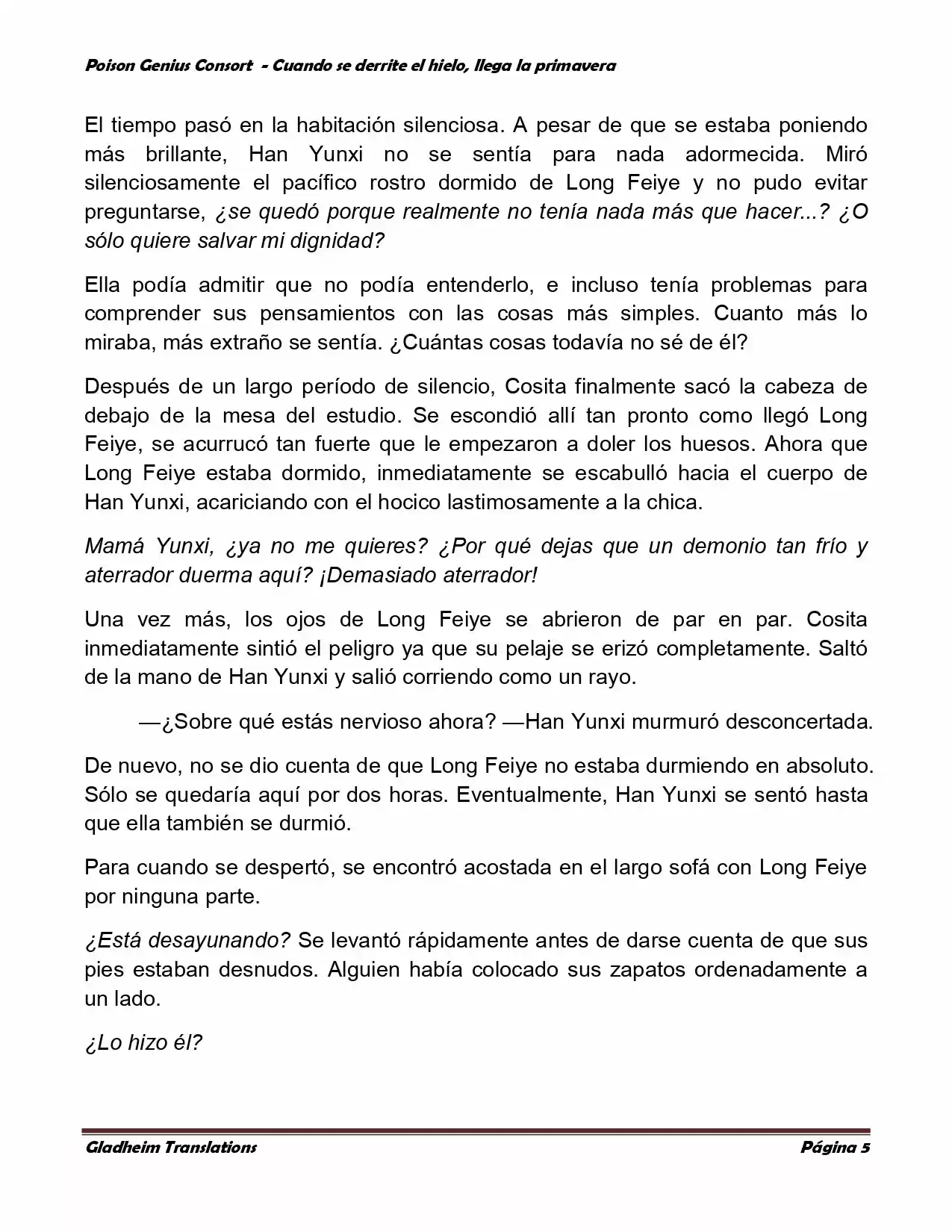 Poison Genious Consort (Novela) - Capítulo 320 - Página 4 - LectorTMOo