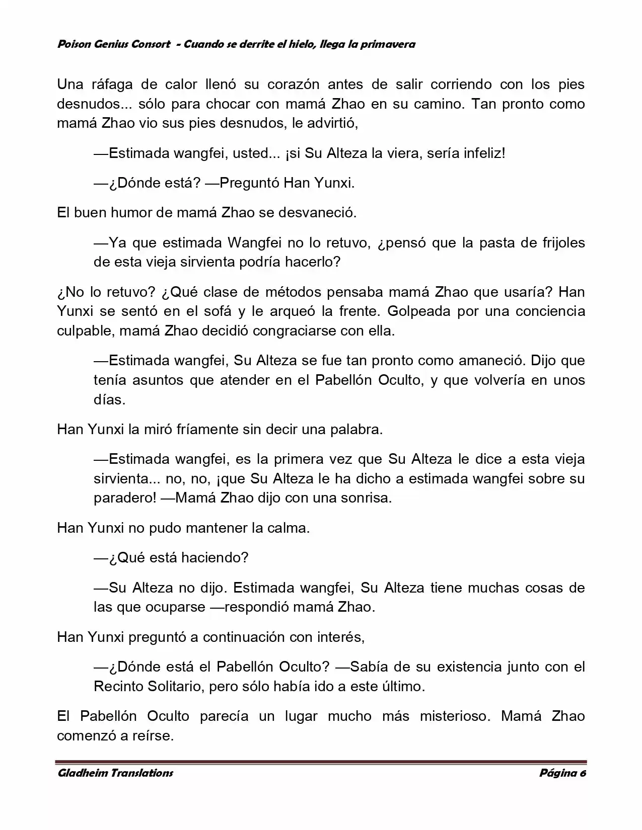 Poison Genious Consort (Novela) - Capítulo 320 - Página 5 - LectorTMOo