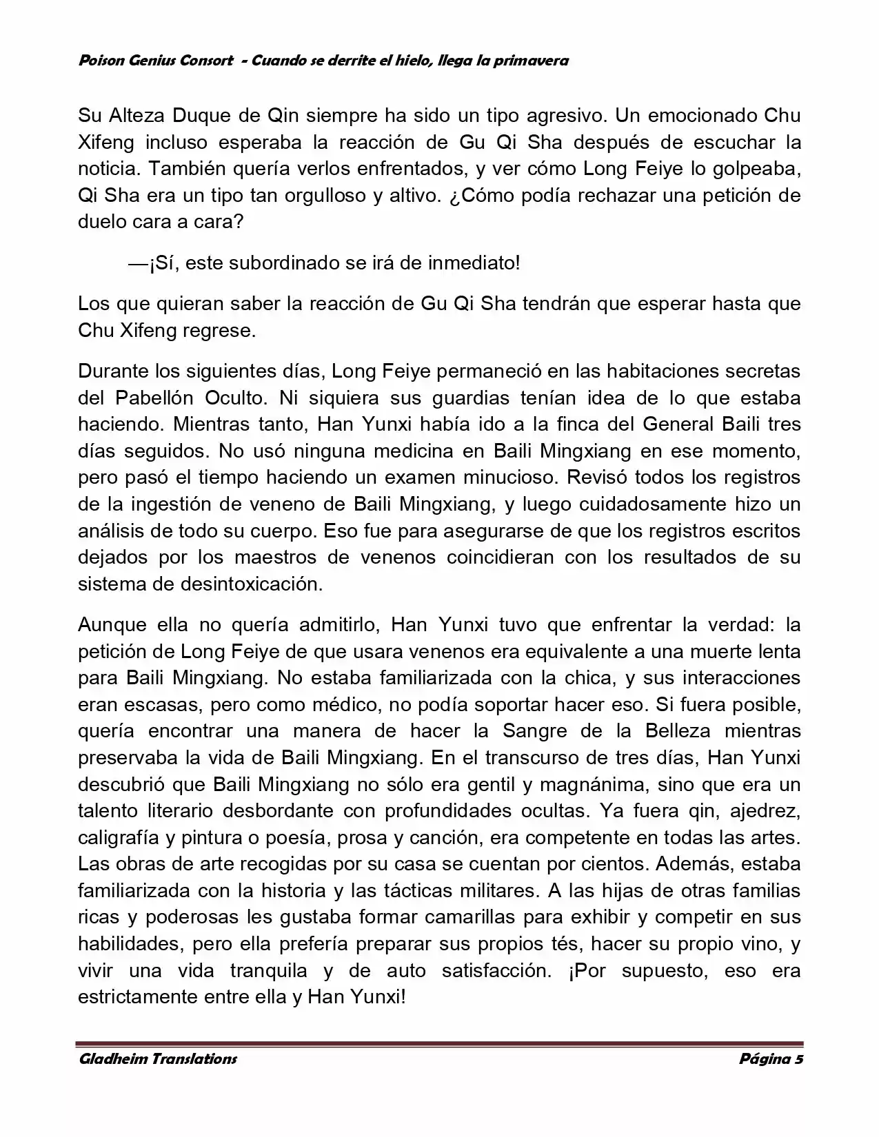 Poison Genious Consort (Novela) - Capítulo 321 - Página 4 - LectorTMOo