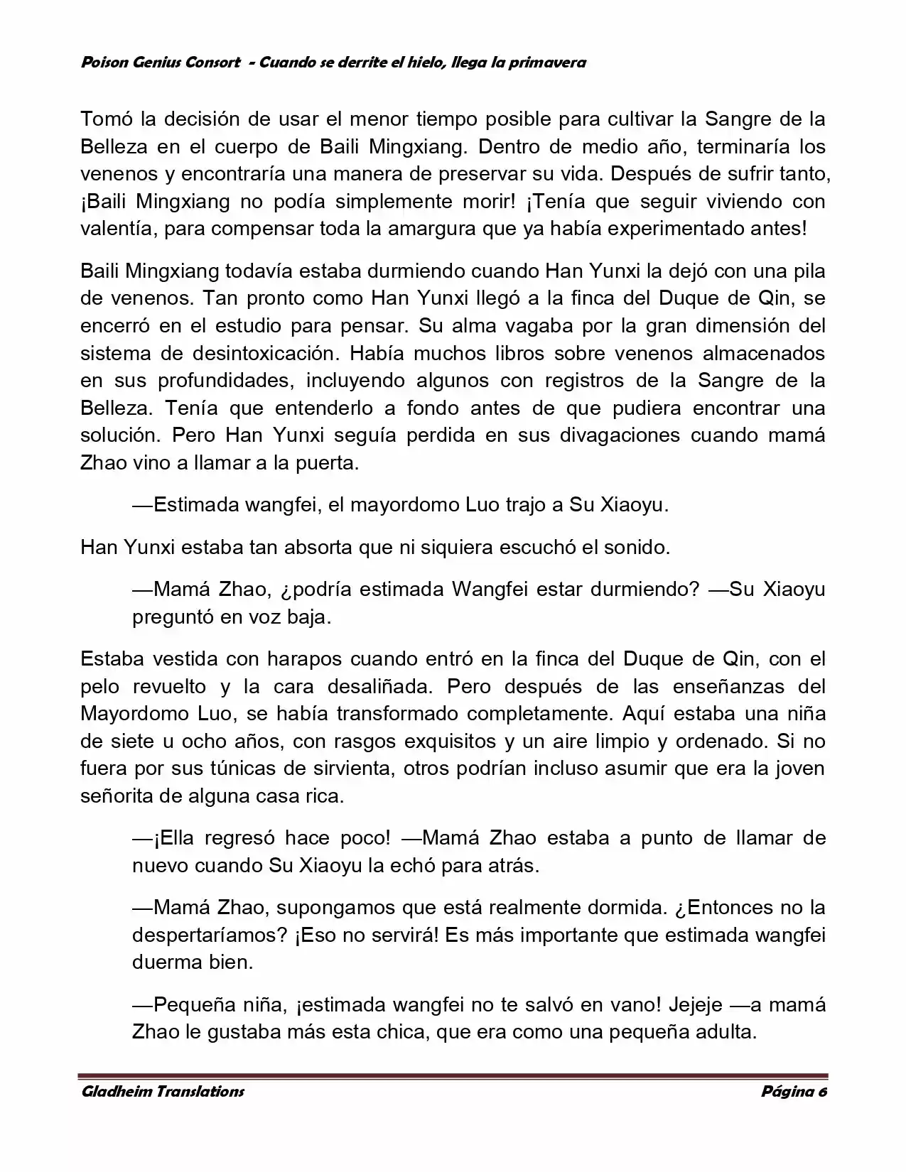 Poison Genious Consort (Novela) - Capítulo 322 - Página 5 - LectorTMOo