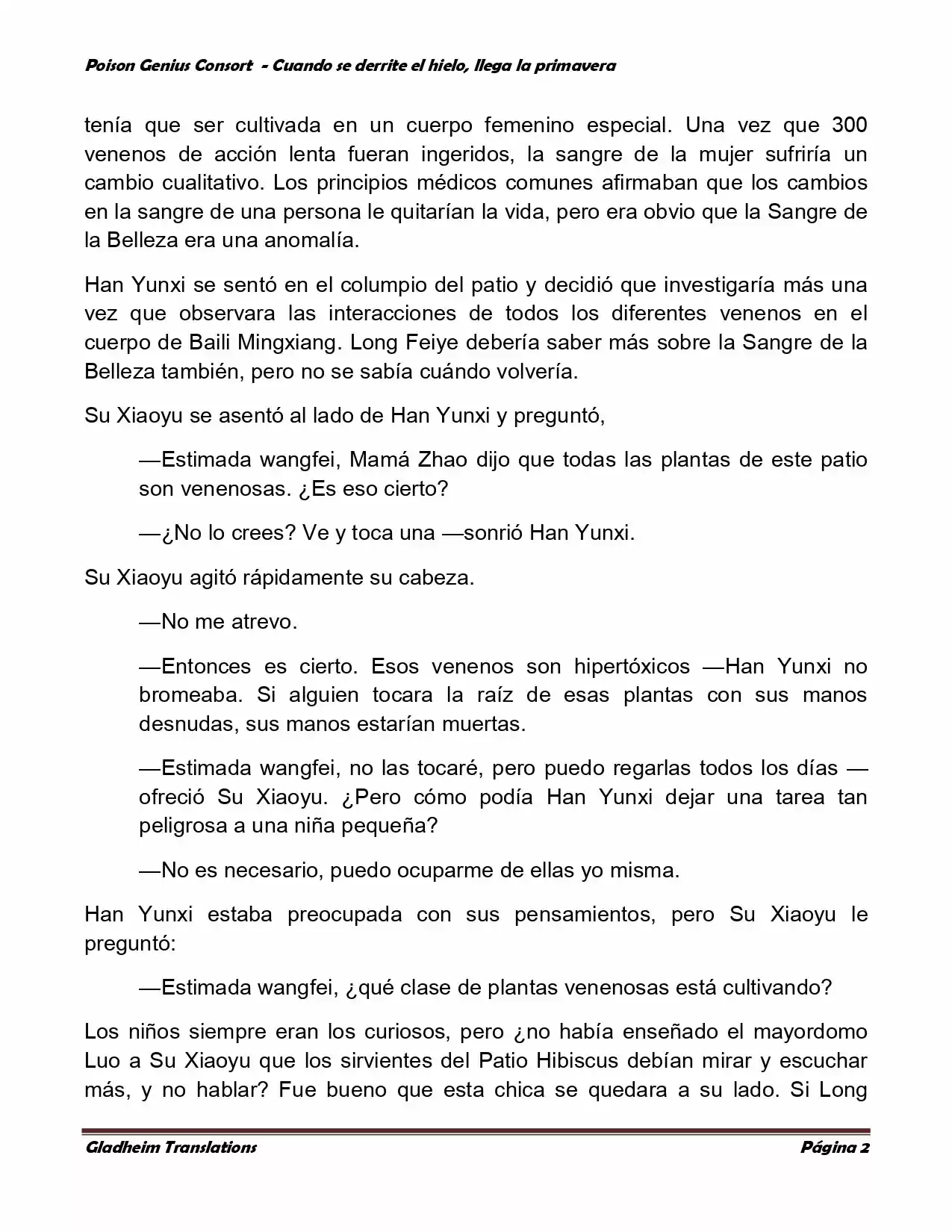 Poison Genious Consort (Novela) - Capítulo 323 - Página 1 - LectorTMOo