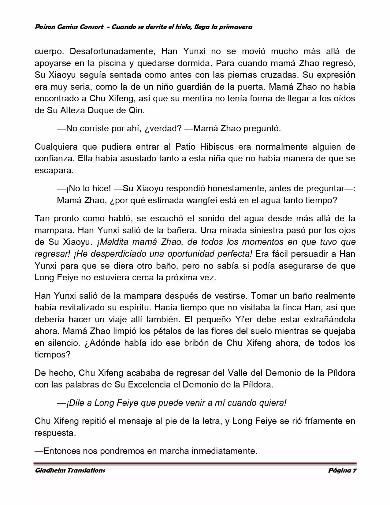 Poison Genious Consort (Novela) - Capítulo 323 - Página 6 - LectorTMOo
