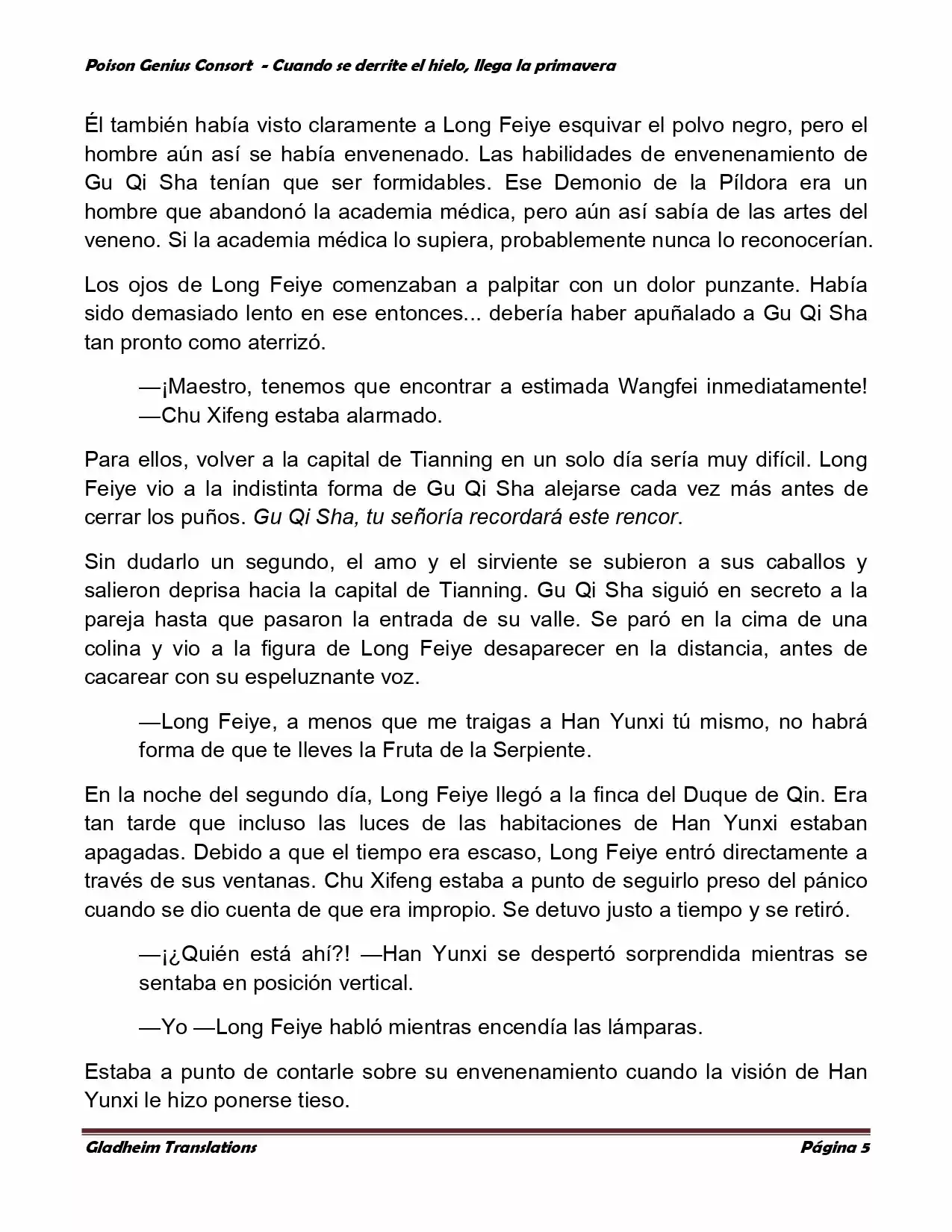 Poison Genious Consort (Novela) - Capítulo 324 - Página 4 - LectorTMOo