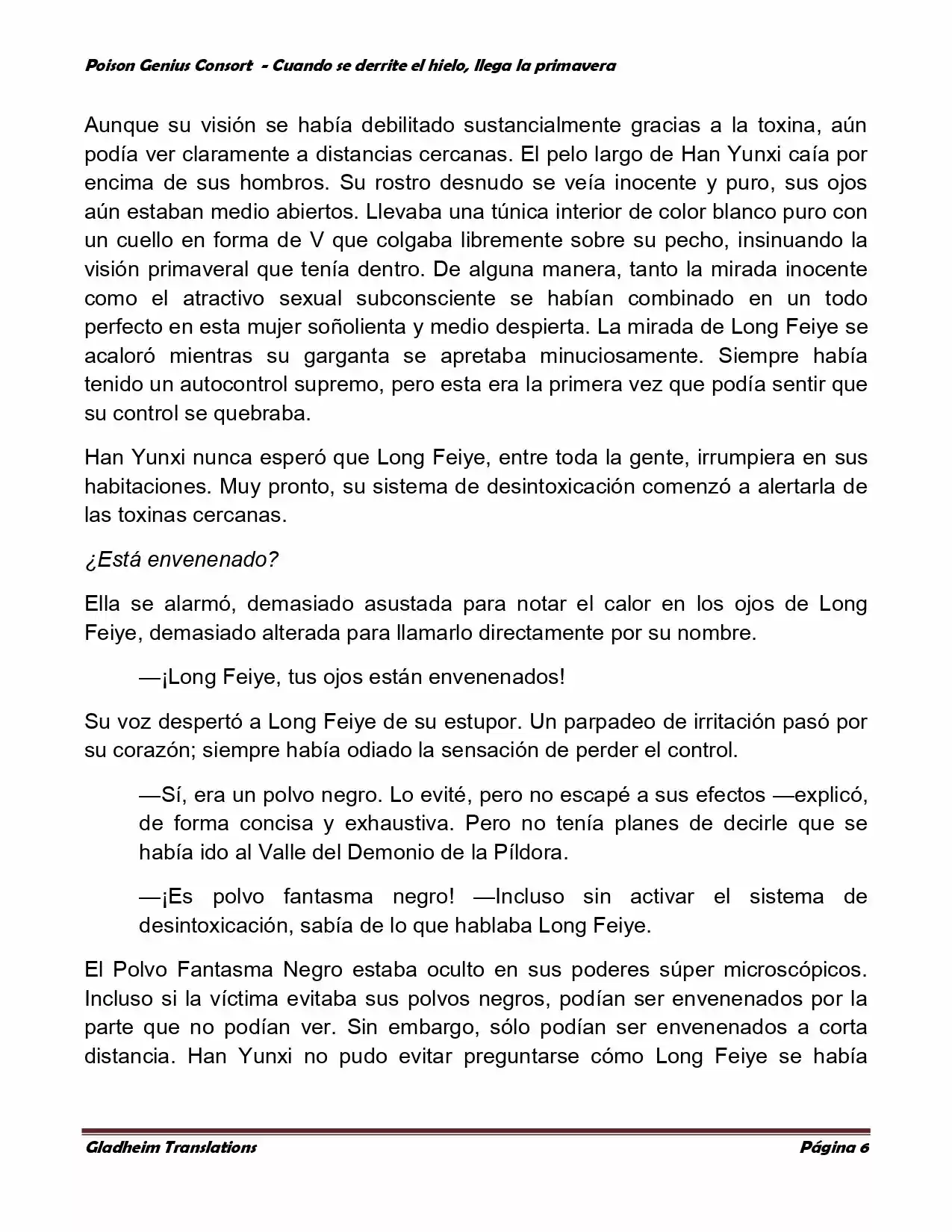 Poison Genious Consort (Novela) - Capítulo 324 - Página 5 - LectorTMOo