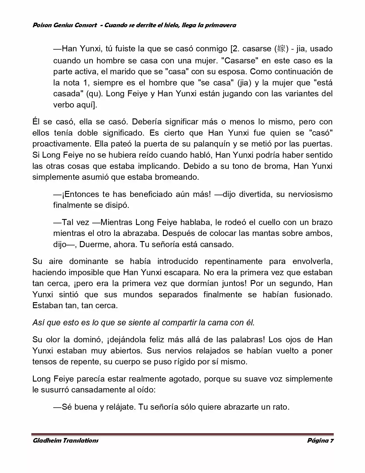 Poison Genious Consort (Novela) - Capítulo 325 - Página 7 - LectorTMOo