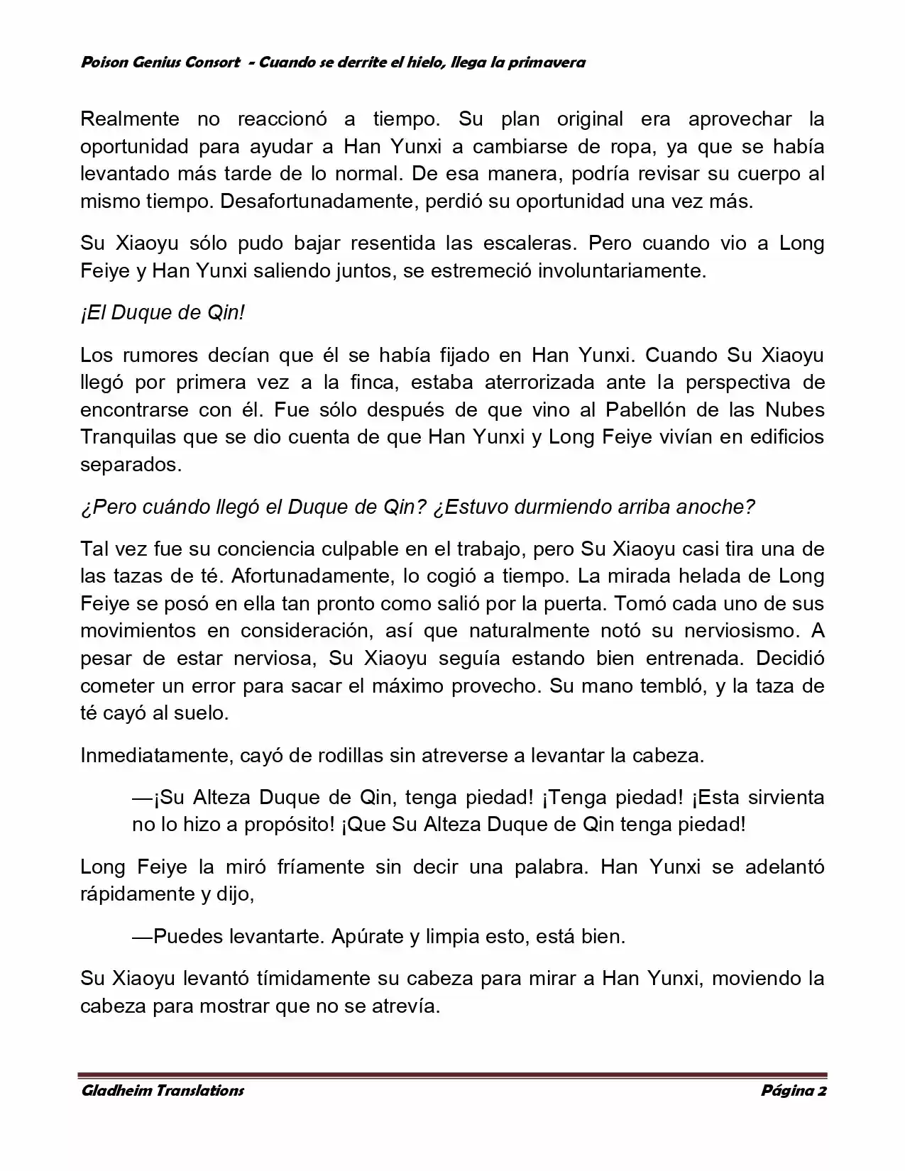 Poison Genious Consort (Novela) - Capítulo 326 - Página 2 - LectorTMOo