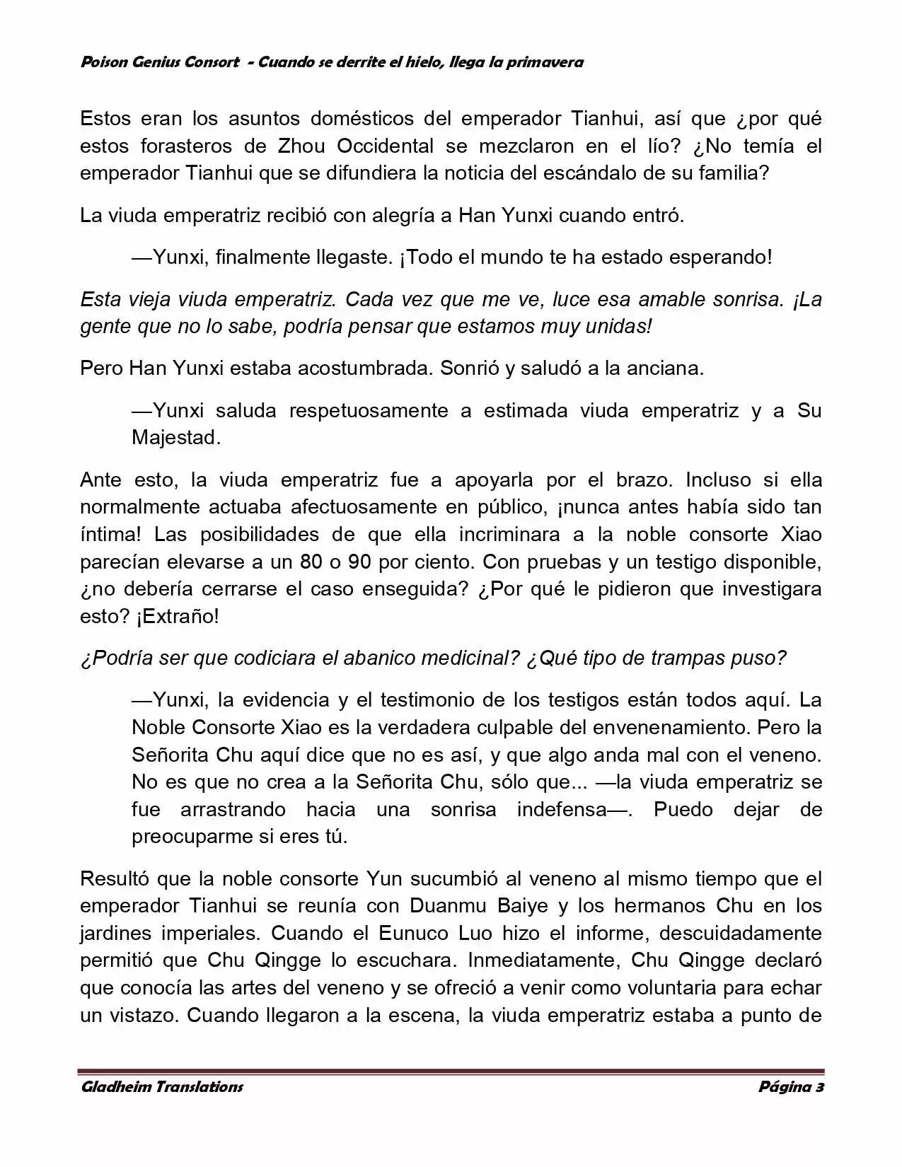 Poison Genious Consort (Novela) - Capítulo 327 - Página 3 - LectorTMOo