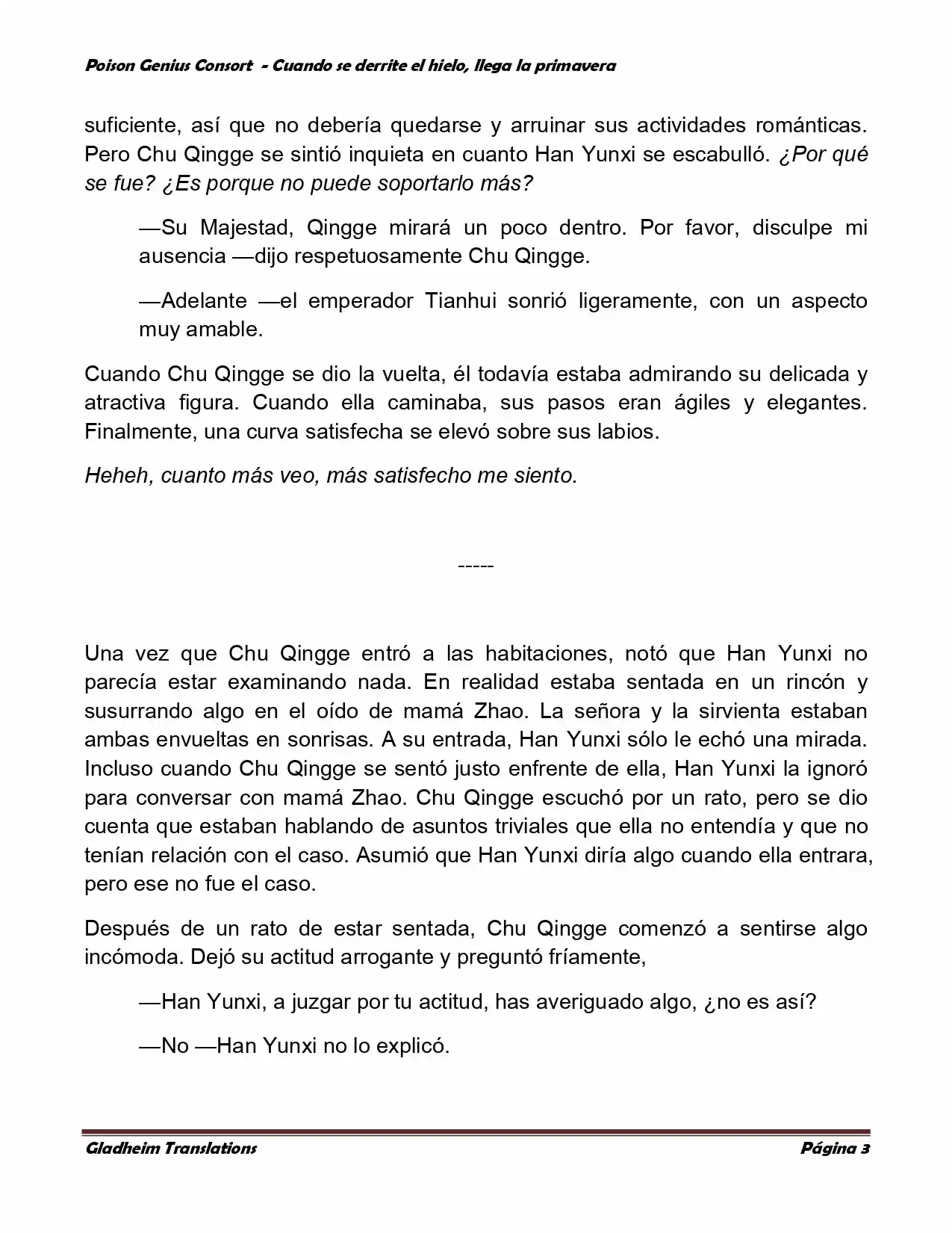 Poison Genious Consort (Novela) - Capítulo 328 - Página 3 - LectorTMOo