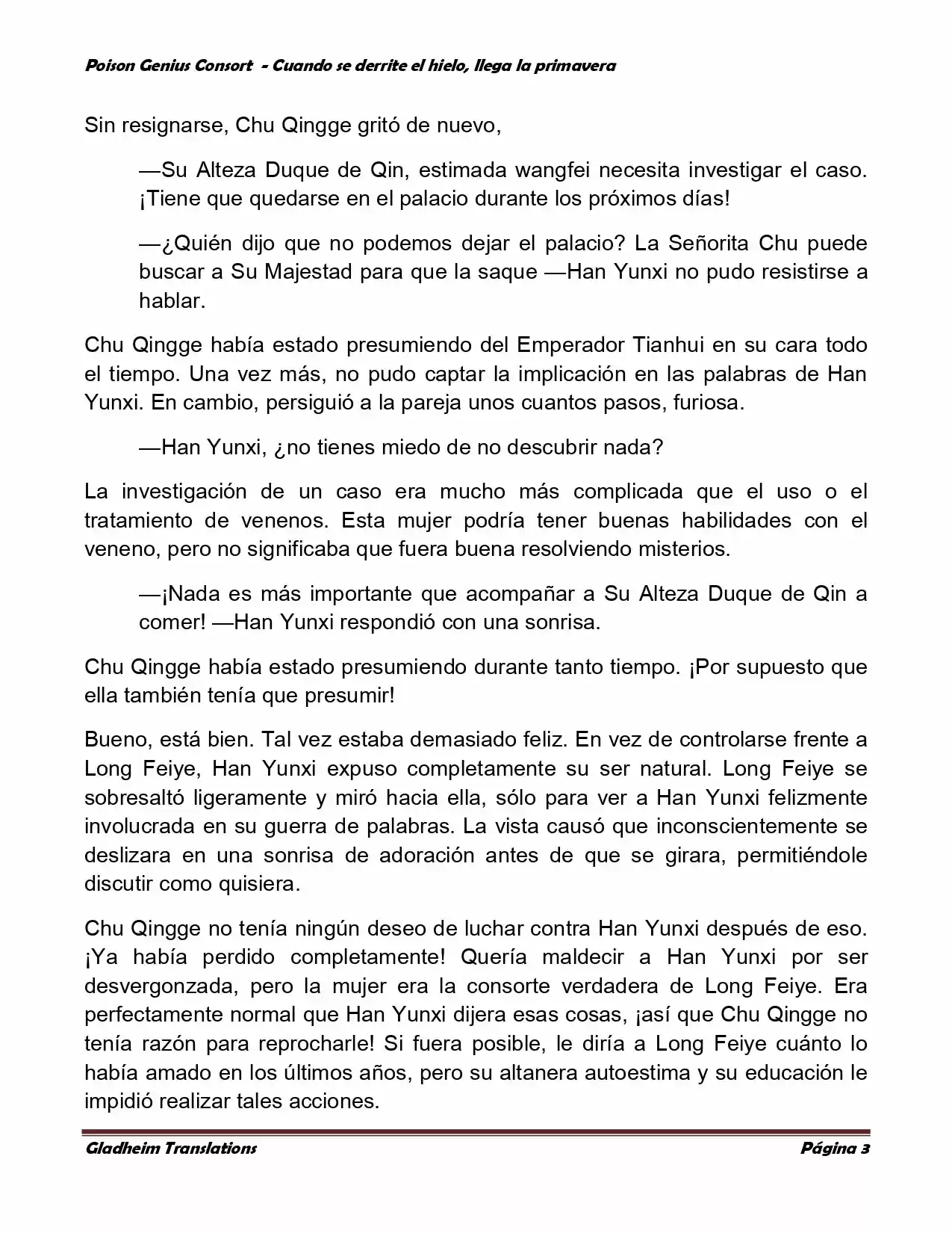 Poison Genious Consort (Novela) - Capítulo 329 - Página 3 - LectorTMOo