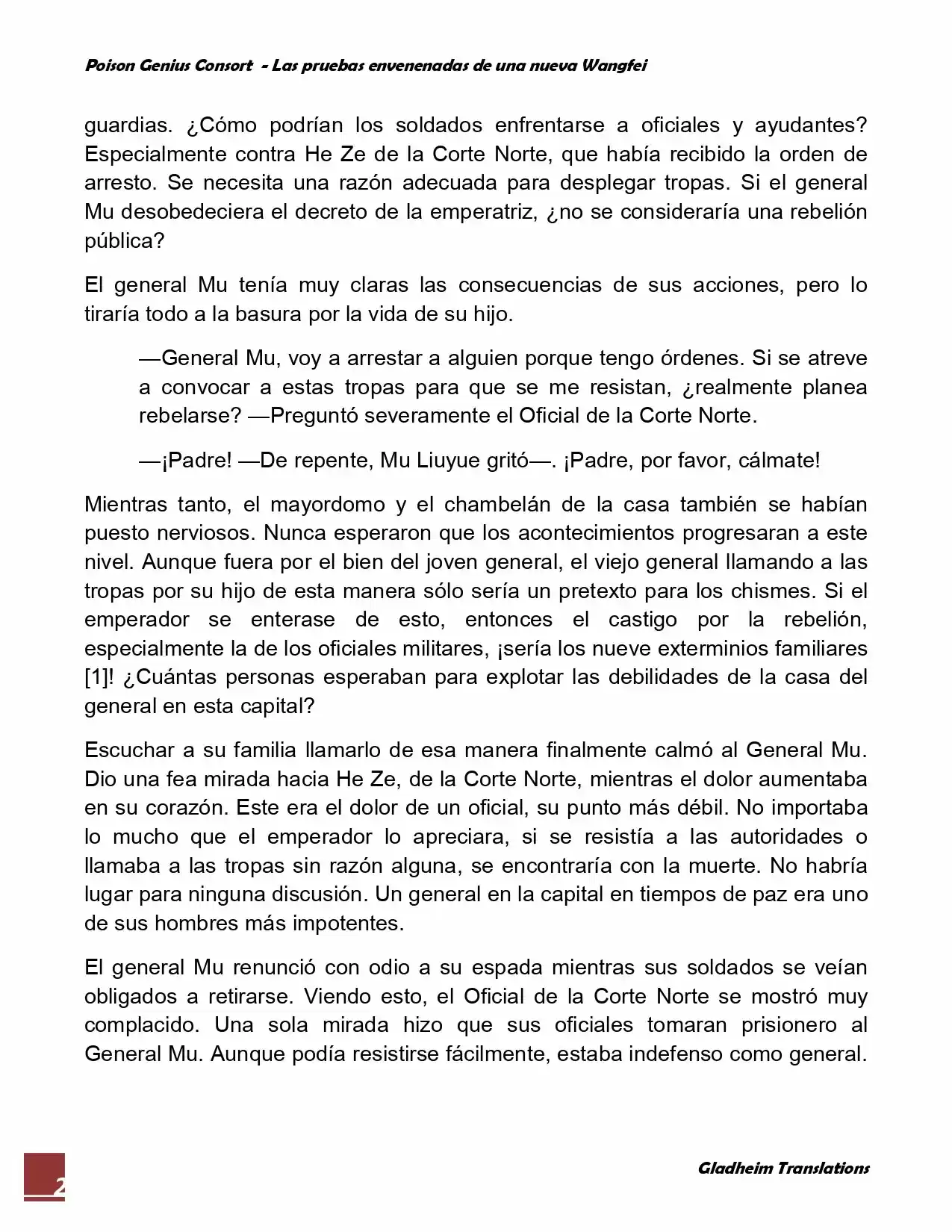 Poison Genious Consort (Novela) - Capítulo 33 - Página 2 - LectorTMOo