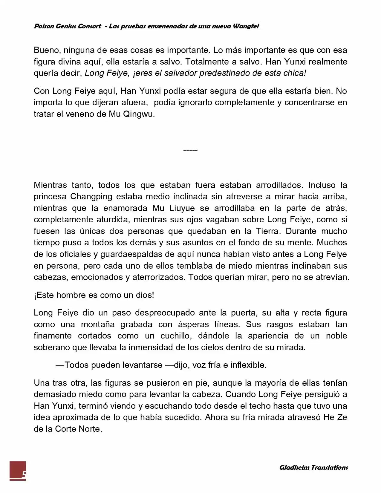 Poison Genious Consort (Novela) - Capítulo 33 - Página 5 - LectorTMOo