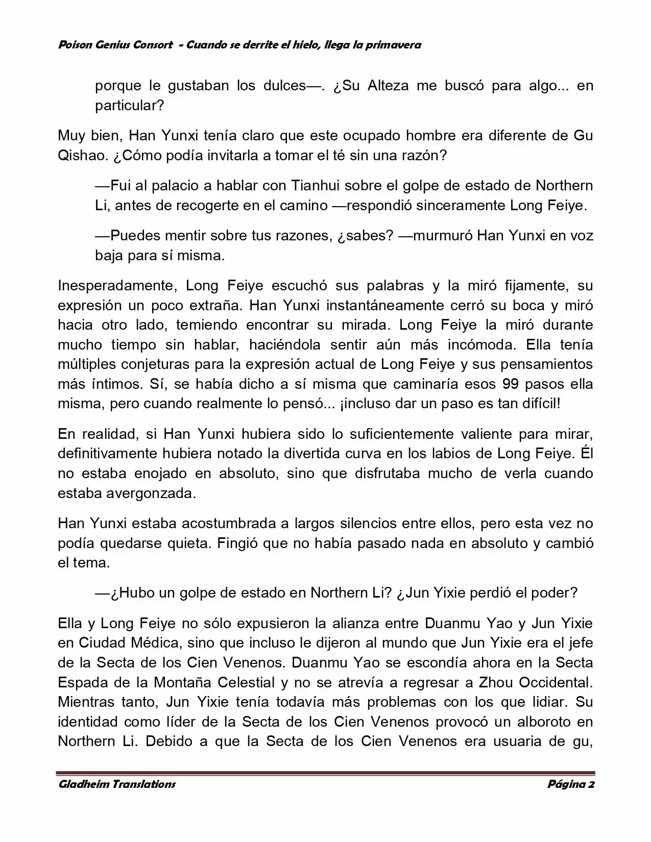 Poison Genious Consort (Novela) - Capítulo 330 - Página 2 - LectorTMOo