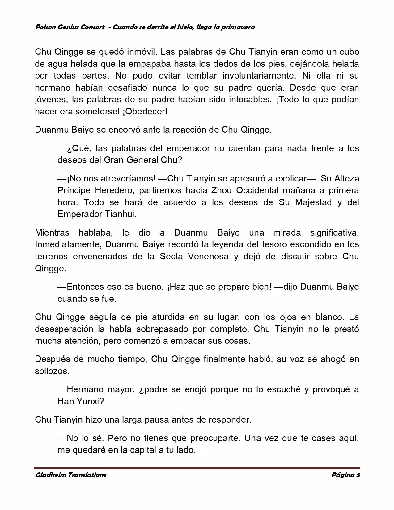 Poison Genious Consort (Novela) - Capítulo 332 - Página 5 - LectorTMOo