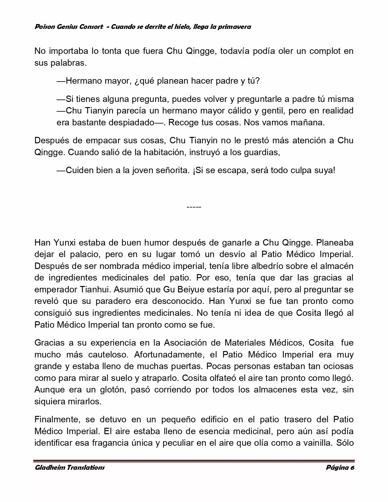 Poison Genious Consort (Novela) - Capítulo 332 - Página 6 - LectorTMOo