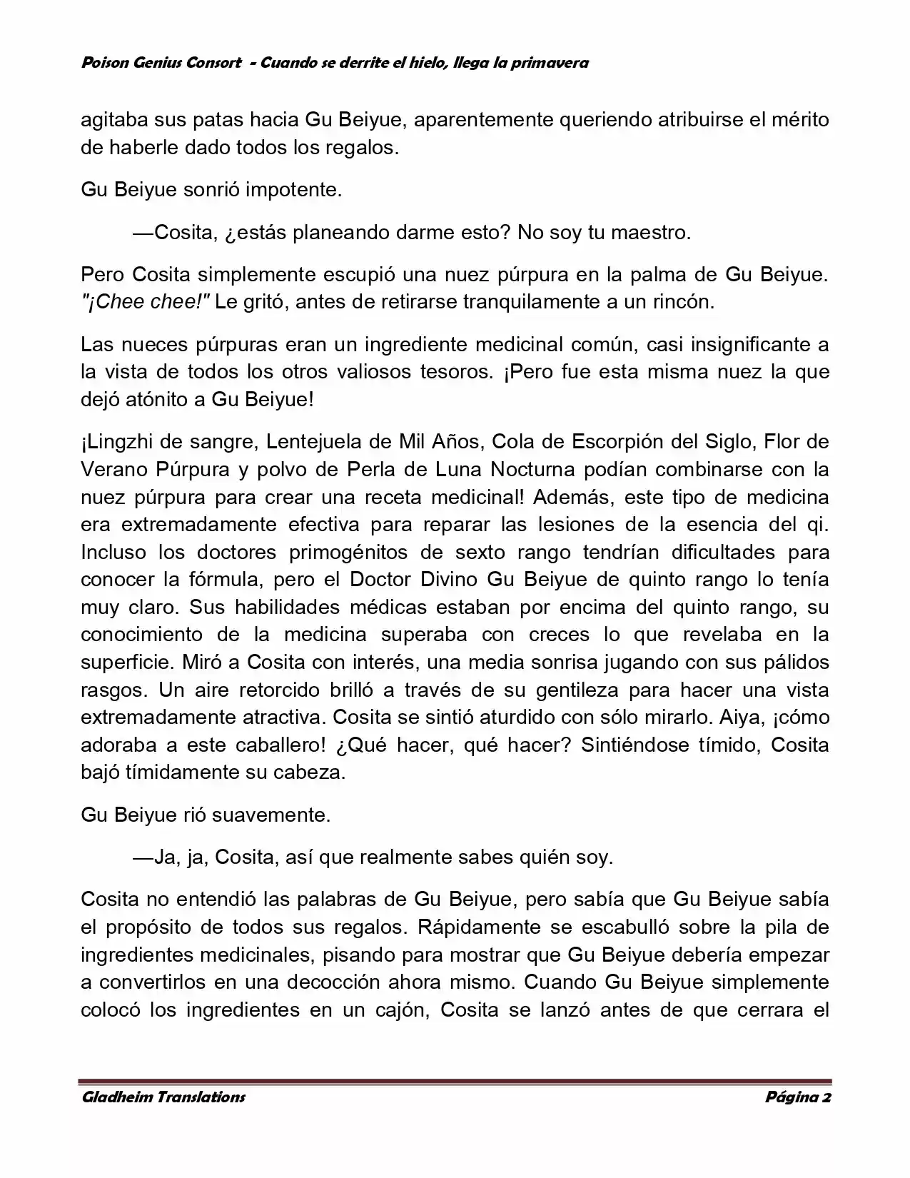 Poison Genious Consort (Novela) - Capítulo 333 - Página 2 - LectorTMOo