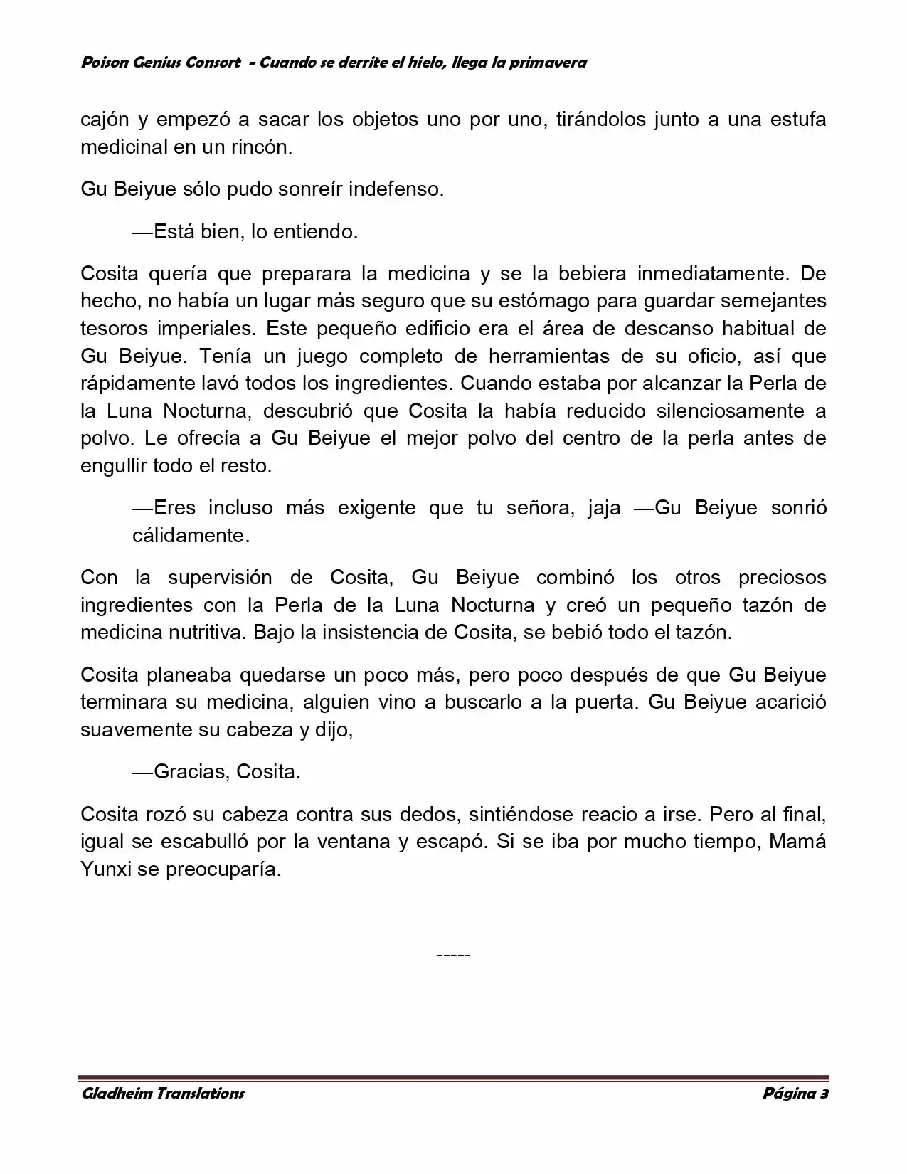 Poison Genious Consort (Novela) - Capítulo 333 - Página 3 - LectorTMOo