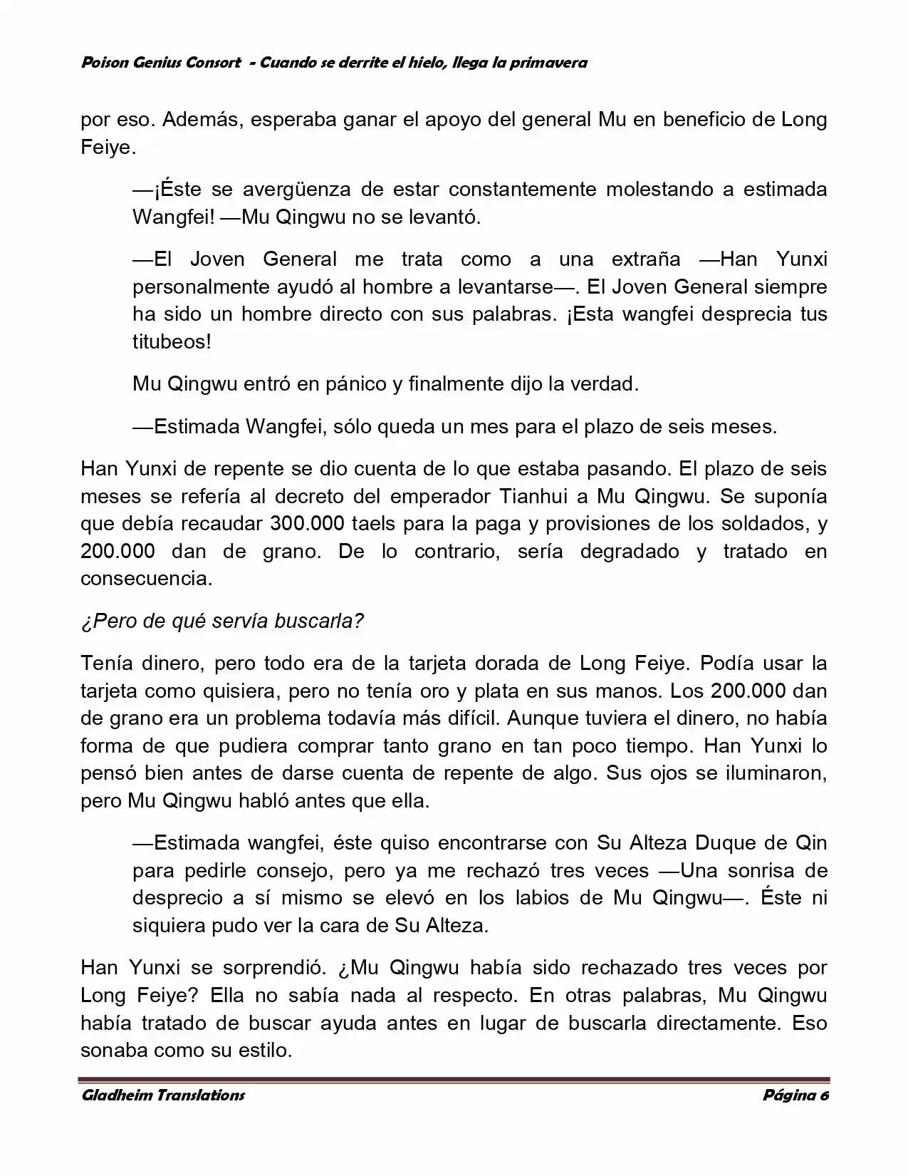 Poison Genious Consort (Novela) - Capítulo 333 - Página 6 - LectorTMOo
