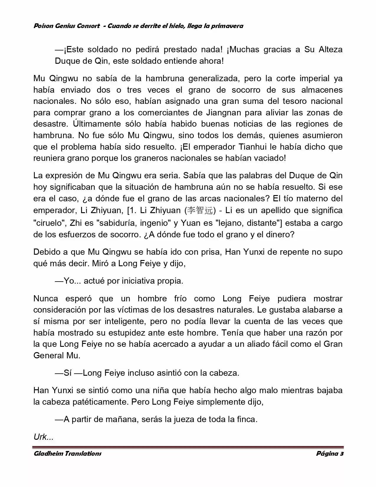 Poison Genious Consort (Novela) - Capítulo 334 - Página 7 - LectorTMOo