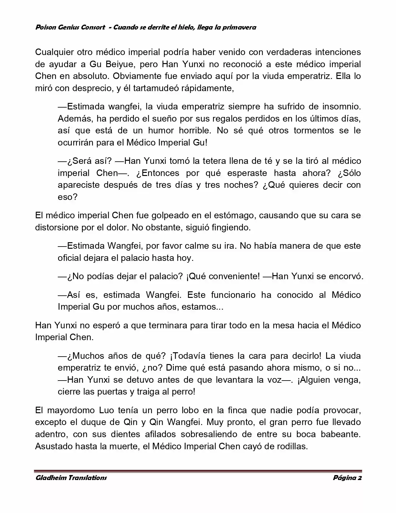 Poison Genious Consort (Novela) - Capítulo 335 - Página 2 - LectorTMOo