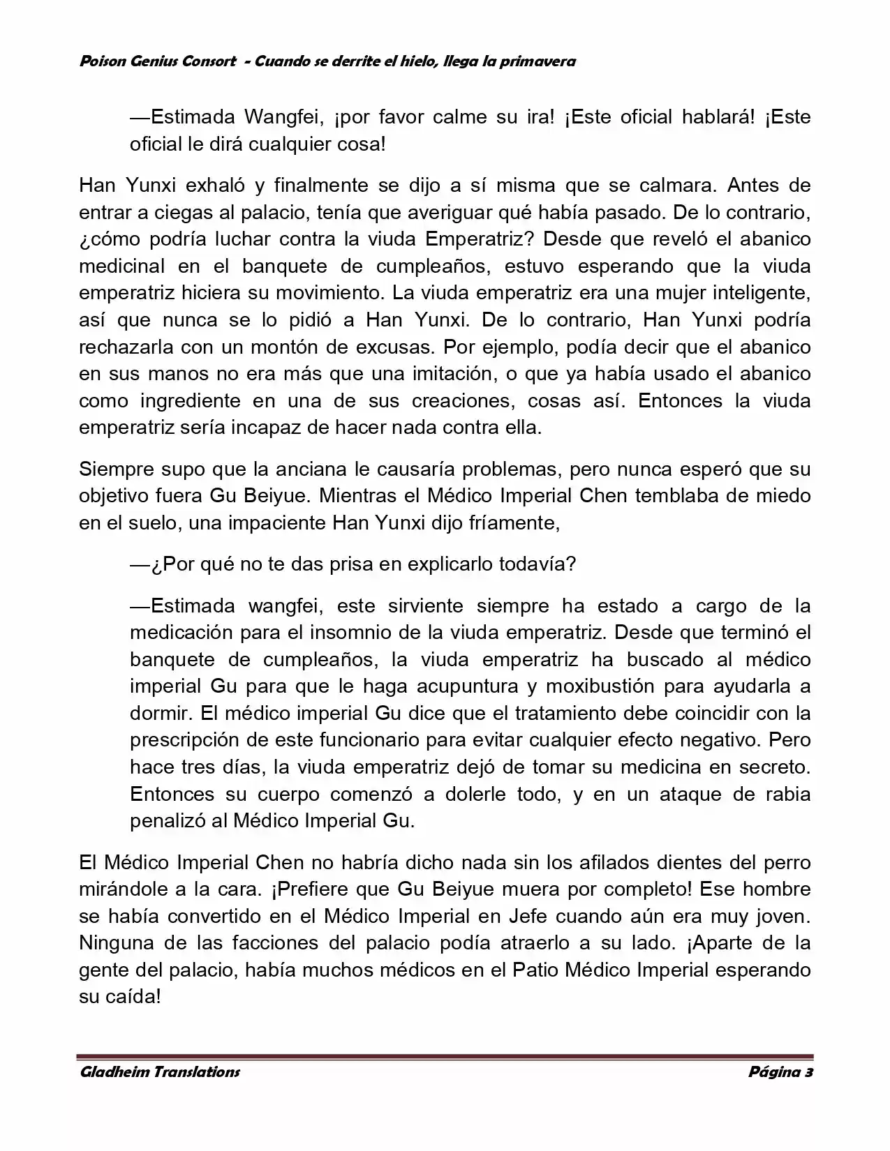 Poison Genious Consort (Novela) - Capítulo 335 - Página 3 - LectorTMOo